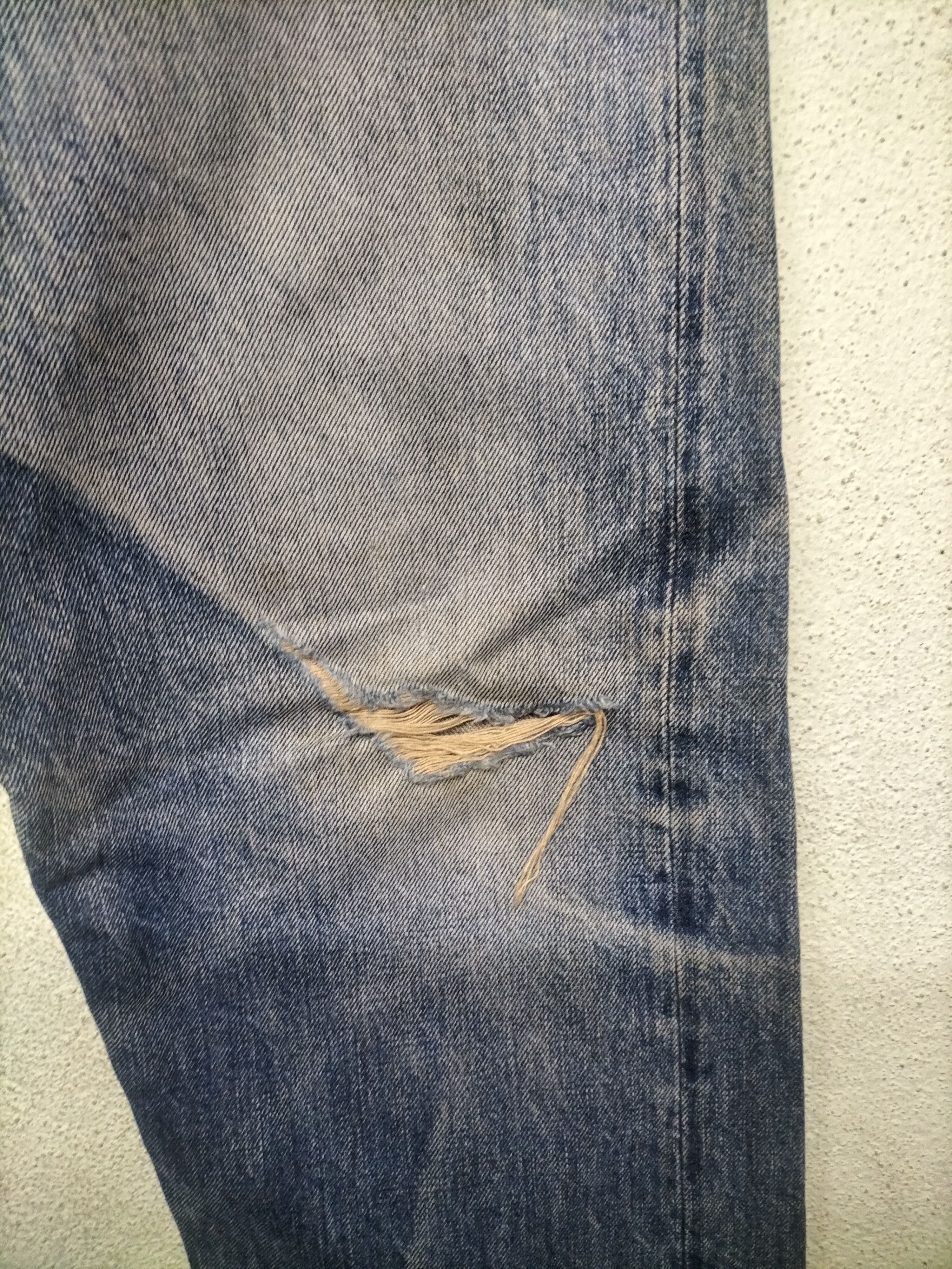 HOLLYWOOD RANCH MARKET H.r market distressed jeans selvedge Size US 31 - 10 Thumbnail