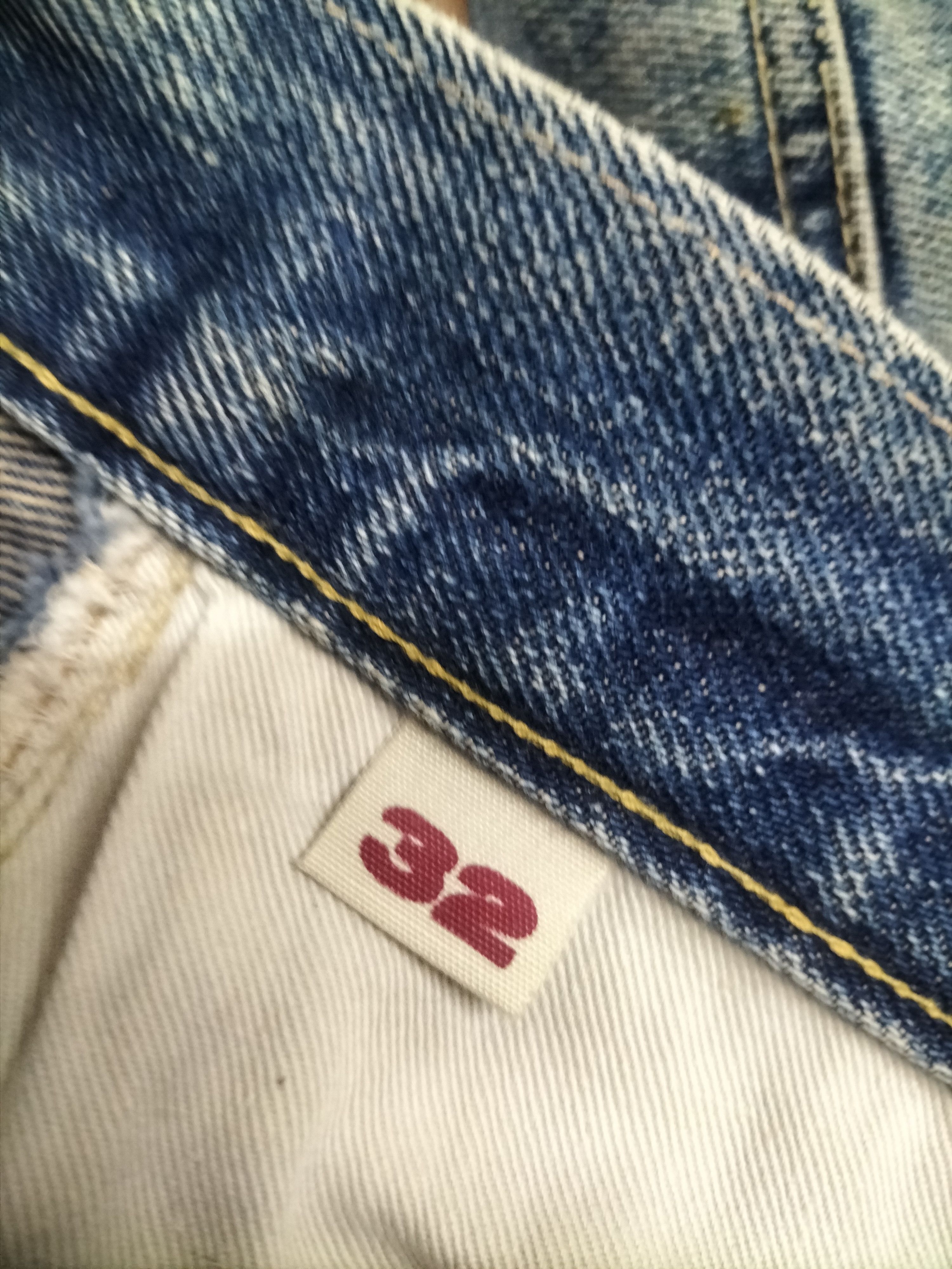 HOLLYWOOD RANCH MARKET H.r market distressed jeans selvedge Size US 31 - 4 Thumbnail