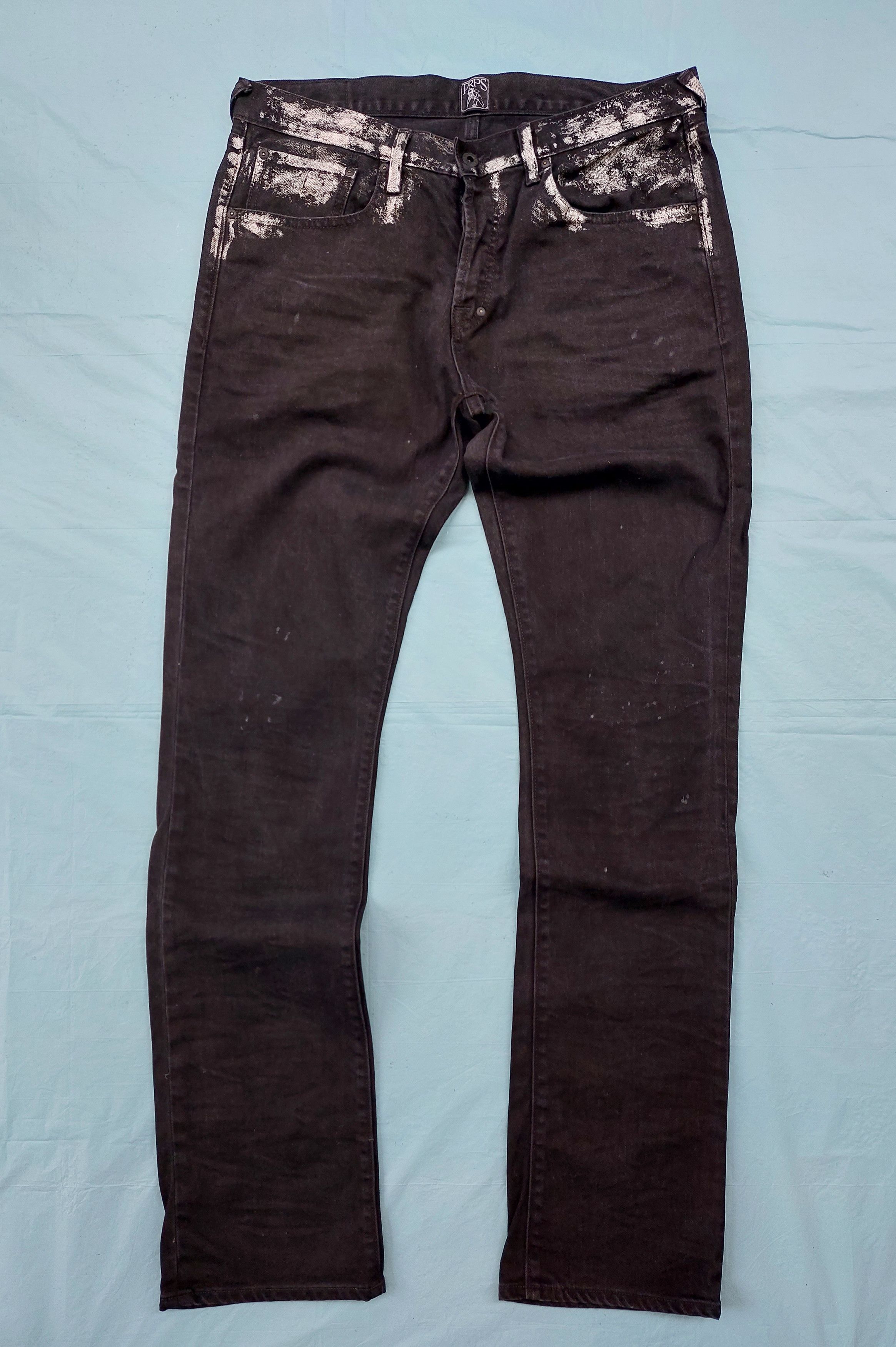 Prps PRPS slim straight stylish black denim jeans Size US 34 / EU 50 - 1 Thumbnail