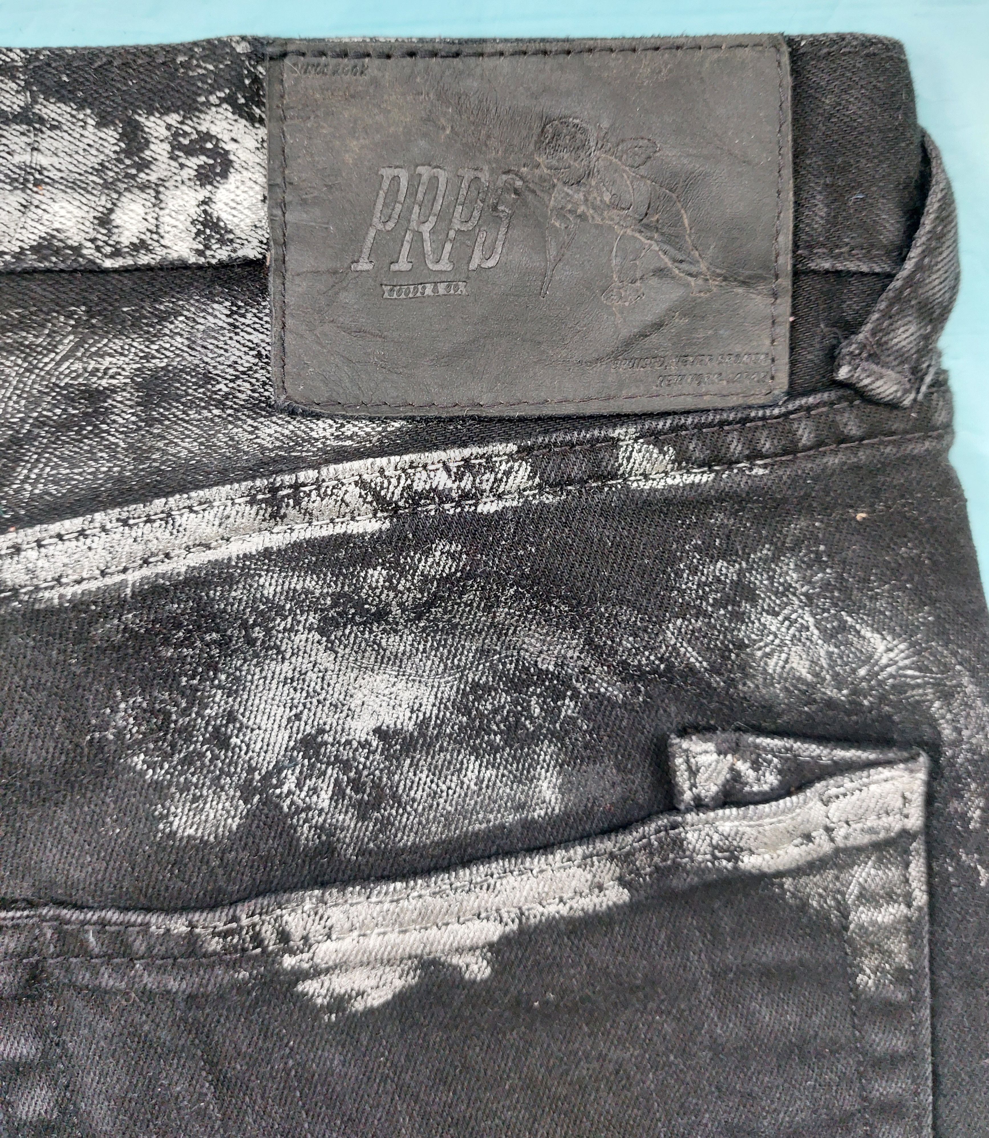 Prps PRPS slim straight stylish black denim jeans Size US 34 / EU 50 - 10 Thumbnail