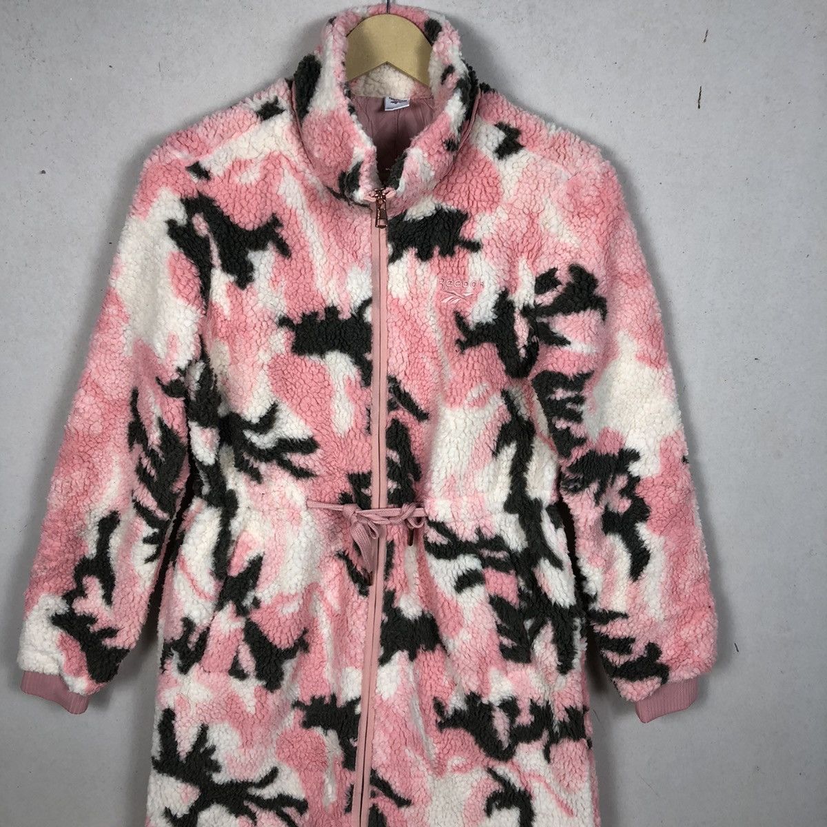 Reebok Authentic Reebok Flora Pile Fleece Long Parka Jacket Size XS / US 0-2 / IT 36-38 - 3 Thumbnail