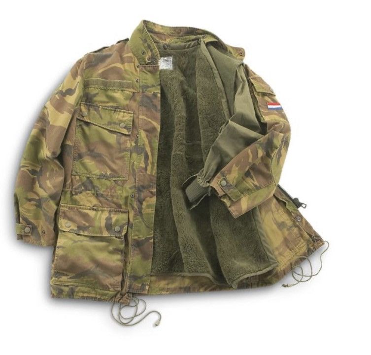 Vintage Camo Military Issue Parka