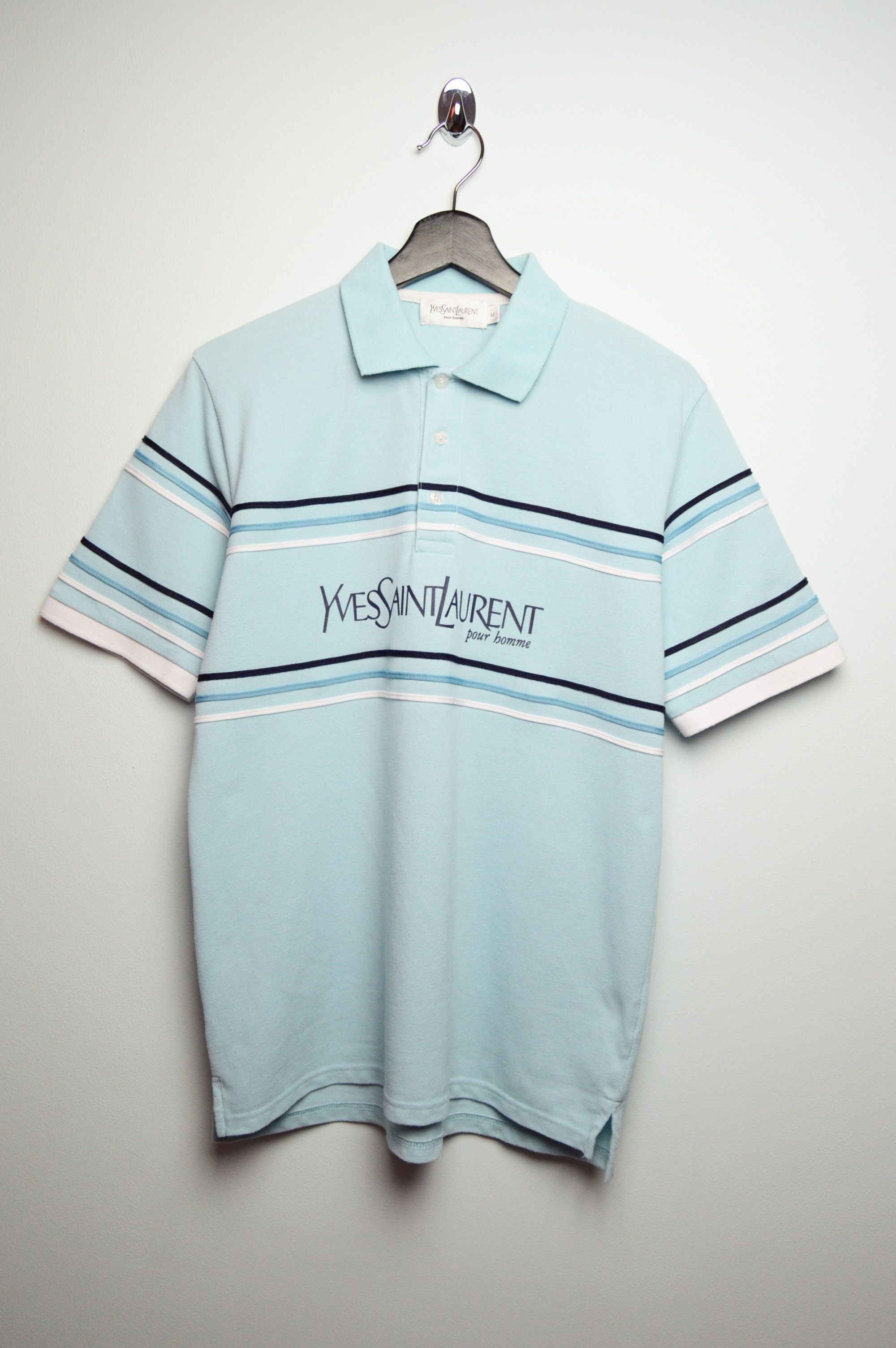 rare vintage ysl spell out polo