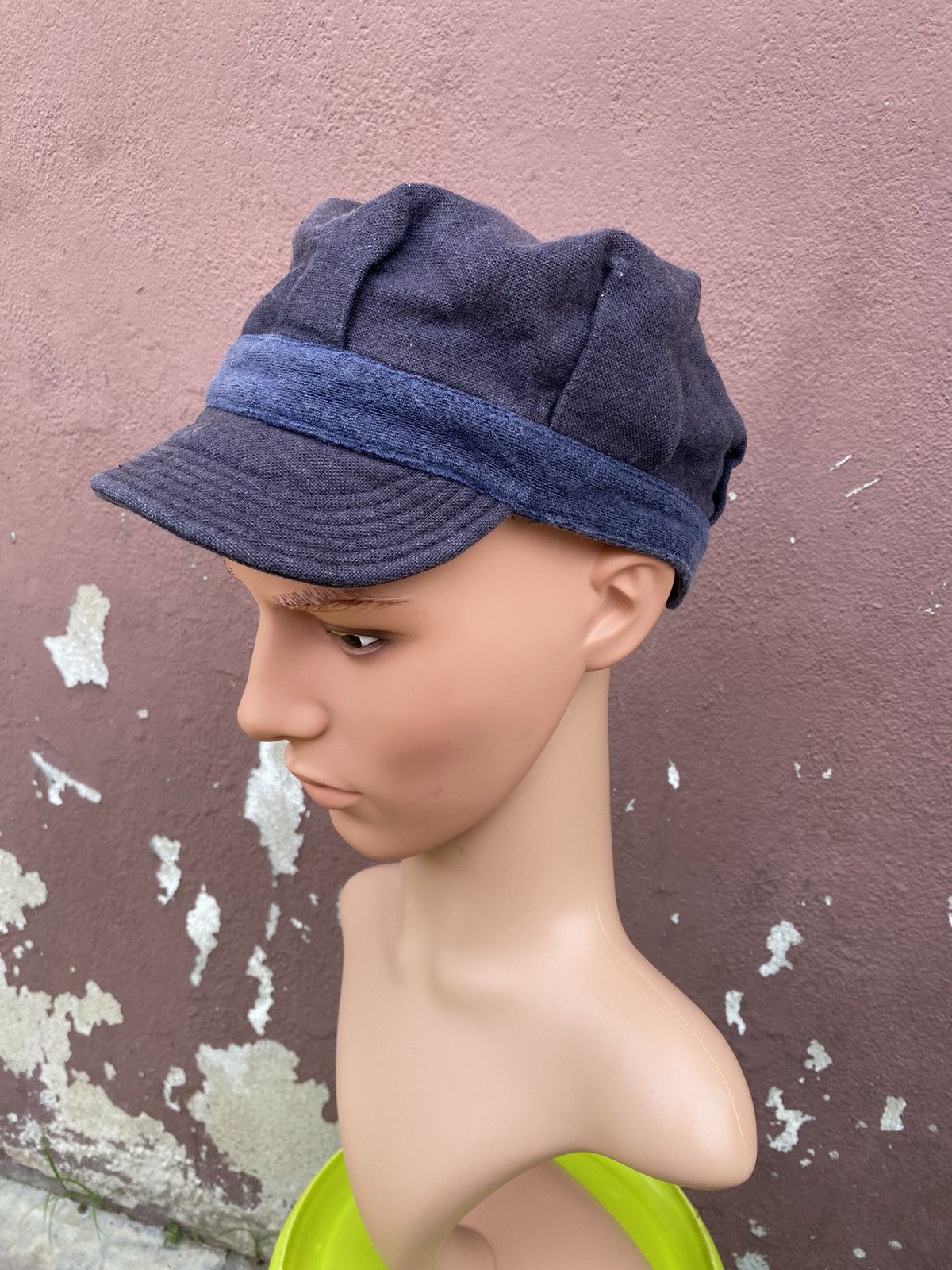 Beams Plus Beams Heart Army Style Linen Blend Hat Size ONE SIZE - 3 Thumbnail