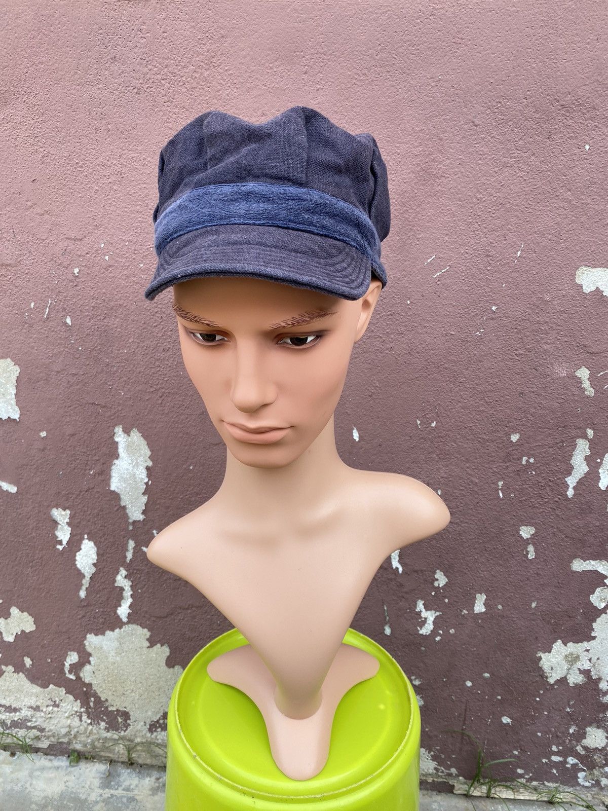 Beams Plus Beams Heart Army Style Linen Blend Hat Size ONE SIZE - 2 Thumbnail