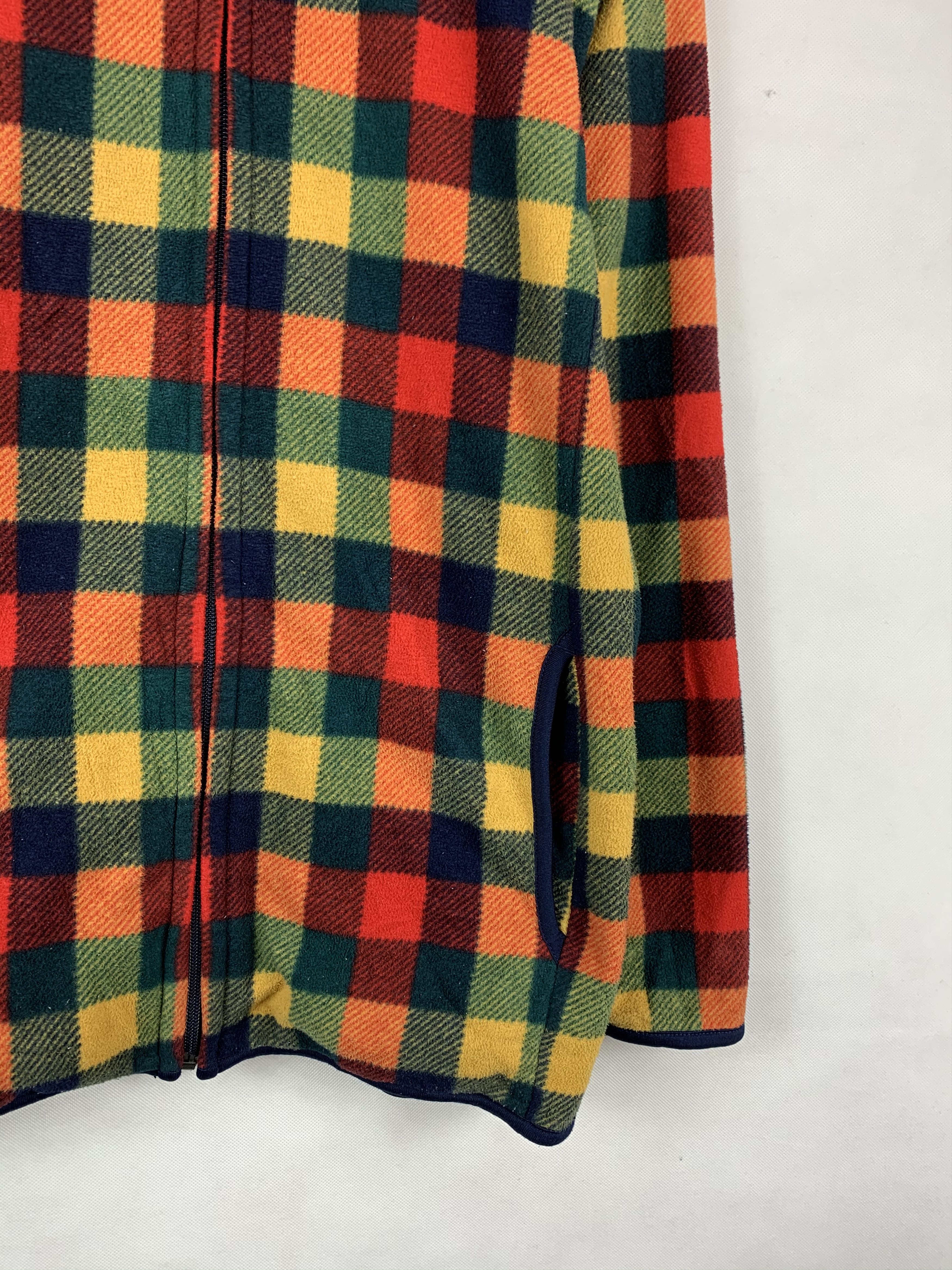 Japanese Brand Steals! Uniqlo Checkered Plaid Flannel Style Fleece Jacket Size US M / EU 48-50 / 2 - 6 Thumbnail