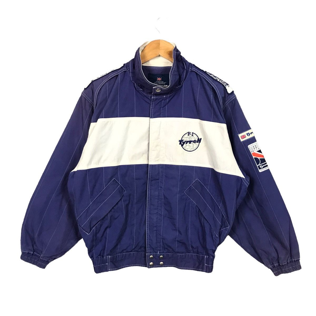 Vintage Tyrrell By club angle Racing Bomber jacket