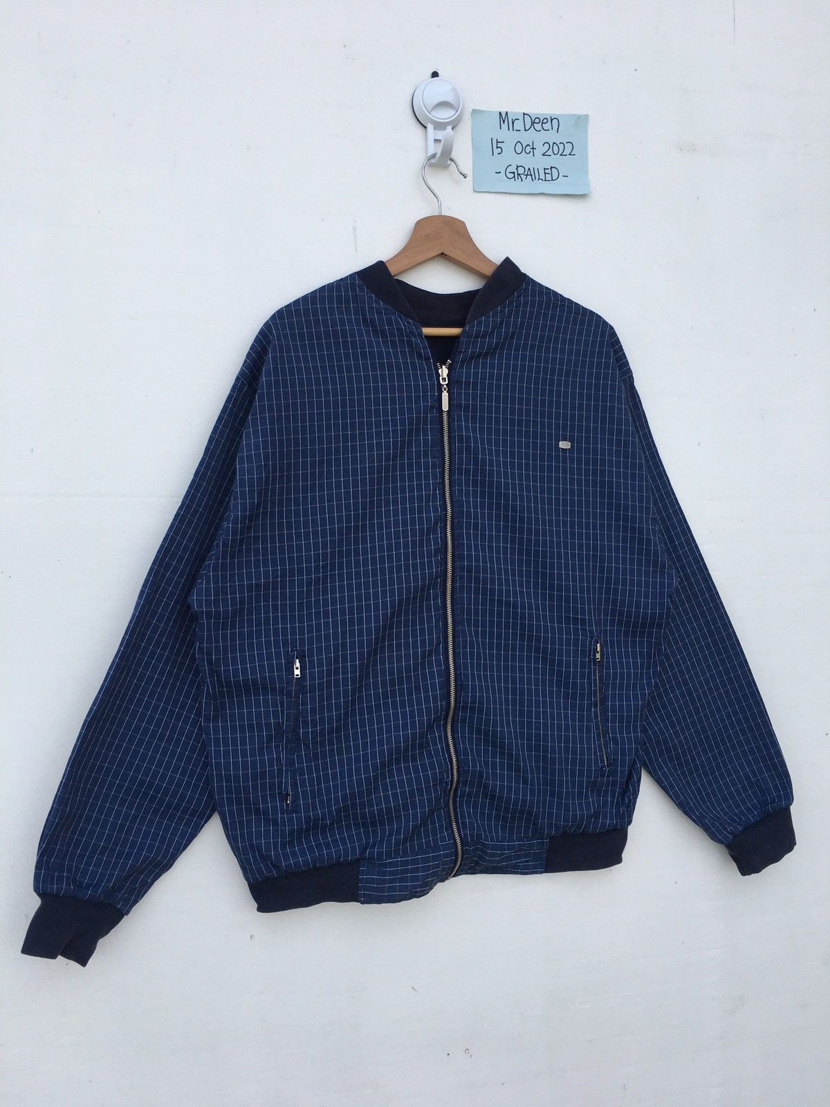 Lacoste Vintage Lacoste Reversible Checkered Jacket Size US XL / EU 56 / 4 - 3 Thumbnail