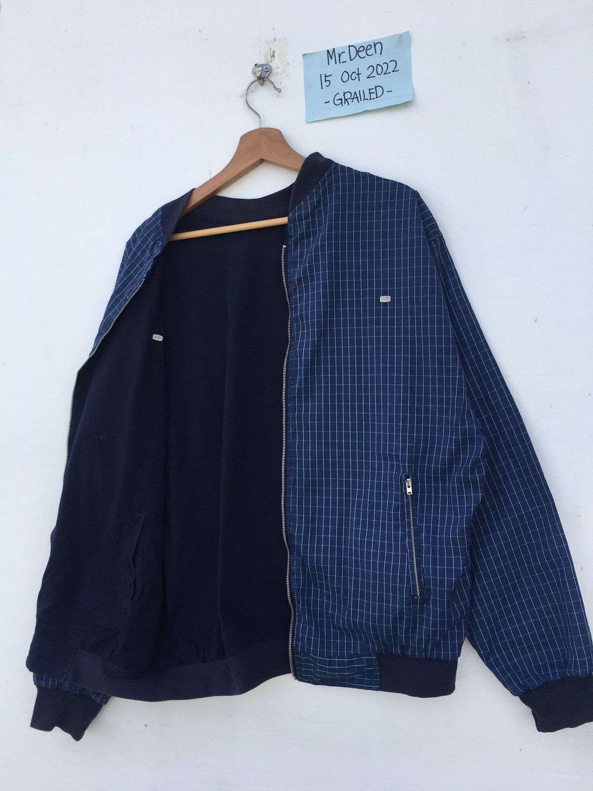 Lacoste Vintage Lacoste Reversible Checkered Jacket Size US XL / EU 56 / 4 - 15 Thumbnail