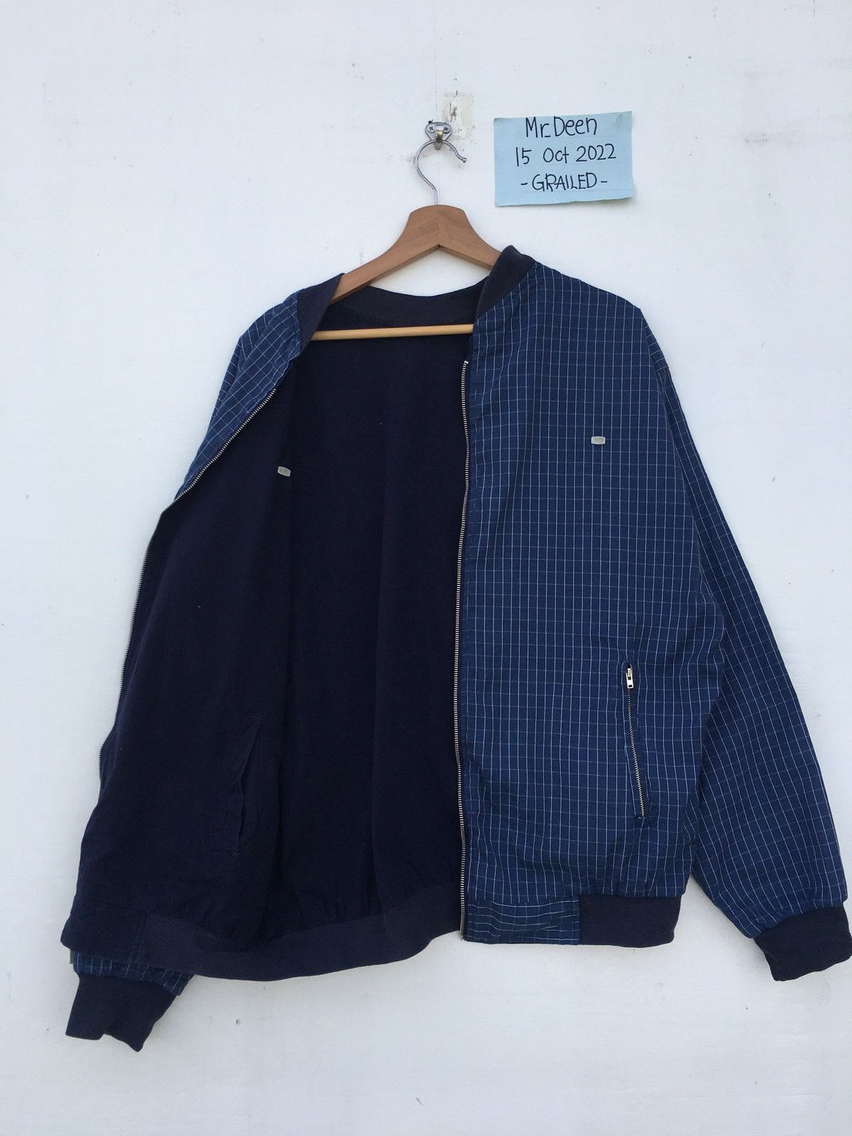 Lacoste Vintage Lacoste Reversible Checkered Jacket Size US XL / EU 56 / 4 - 13 Thumbnail