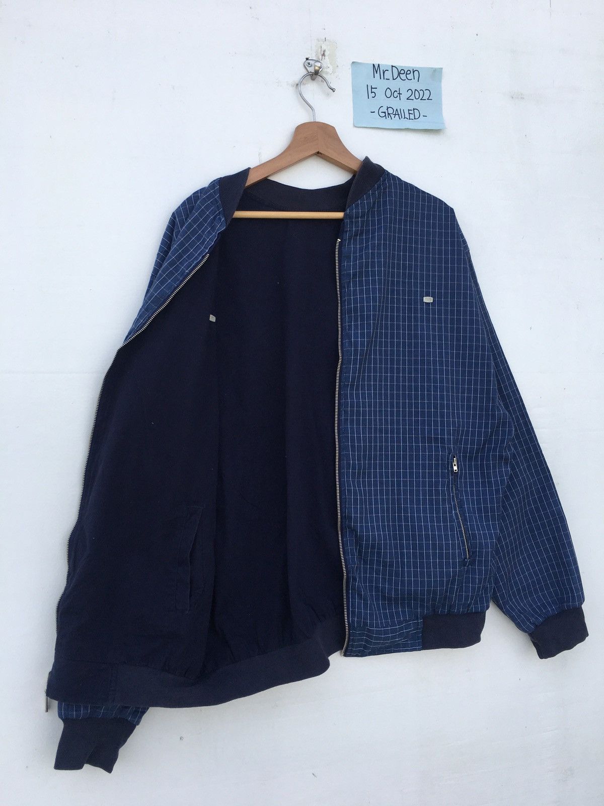 Lacoste Vintage Lacoste Reversible Checkered Jacket Size US XL / EU 56 / 4 - 14 Thumbnail