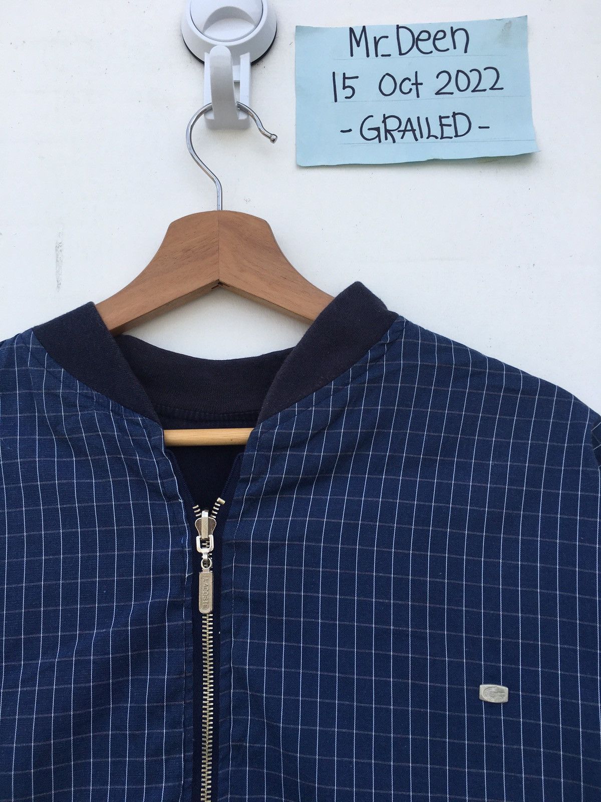 Lacoste Vintage Lacoste Reversible Checkered Jacket Size US XL / EU 56 / 4 - 6 Thumbnail