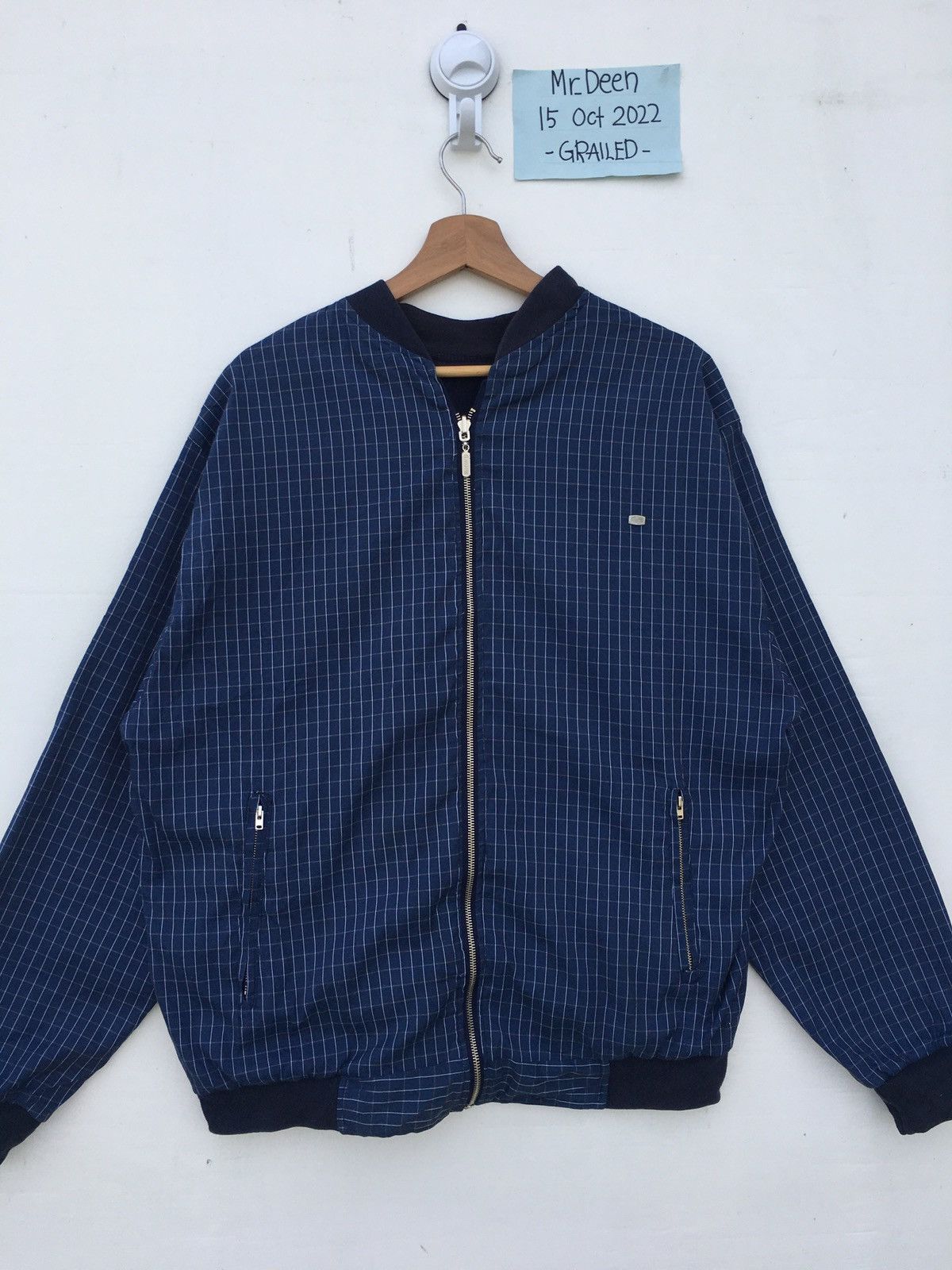 Lacoste Vintage Lacoste Reversible Checkered Jacket Size US XL / EU 56 / 4 - 5 Thumbnail