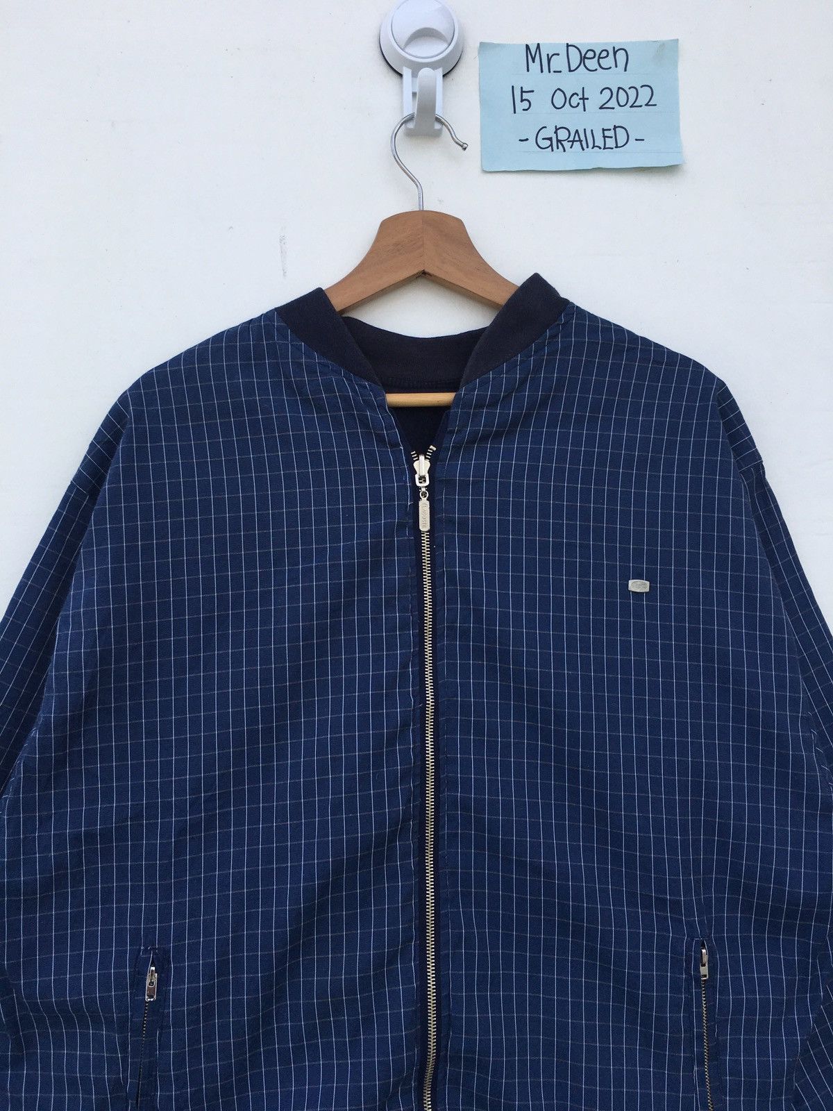 Lacoste Vintage Lacoste Reversible Checkered Jacket Size US XL / EU 56 / 4 - 2 Thumbnail