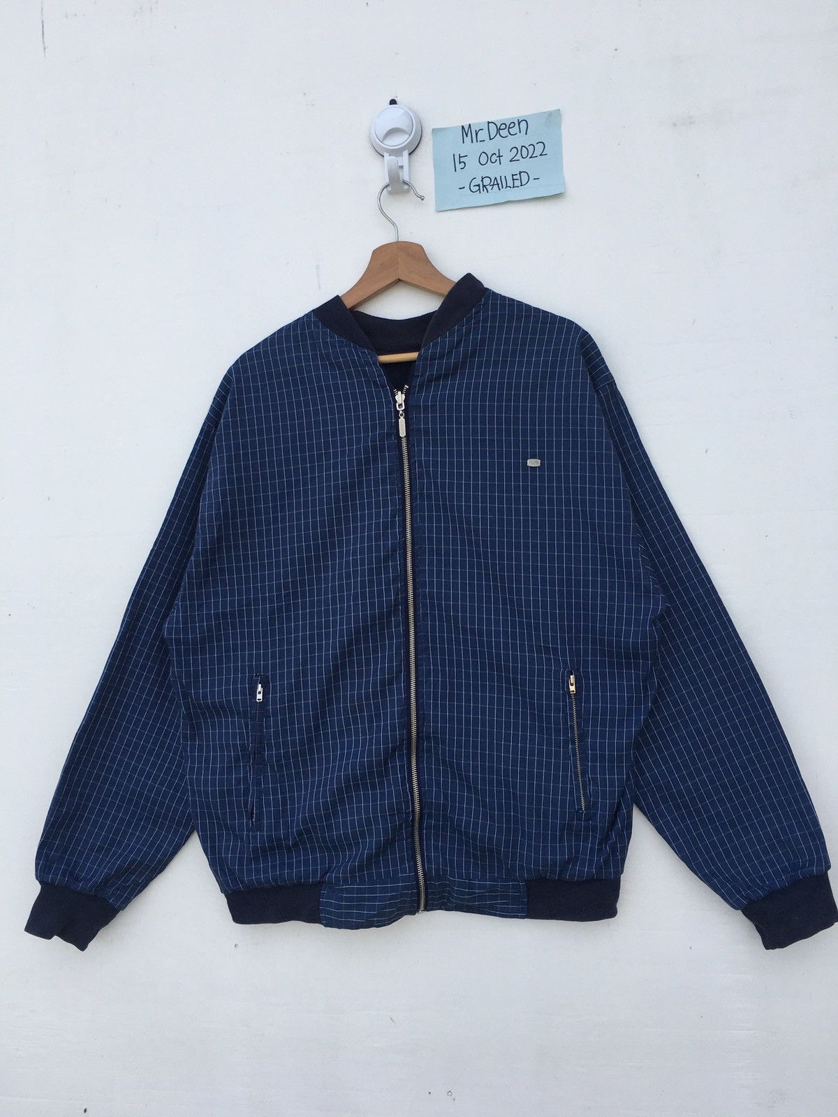 Lacoste Vintage Lacoste Reversible Checkered Jacket Size US XL / EU 56 / 4 - 4 Thumbnail