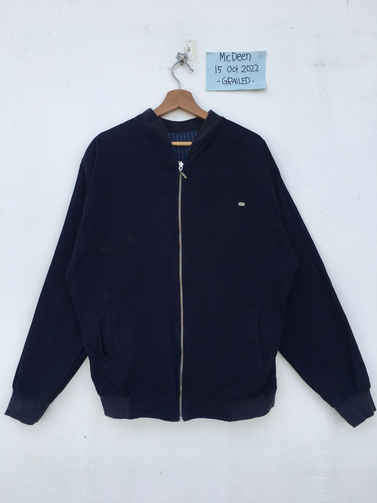Lacoste Vintage Lacoste Reversible Checkered Jacket Size US XL / EU 56 / 4 - 19 Thumbnail