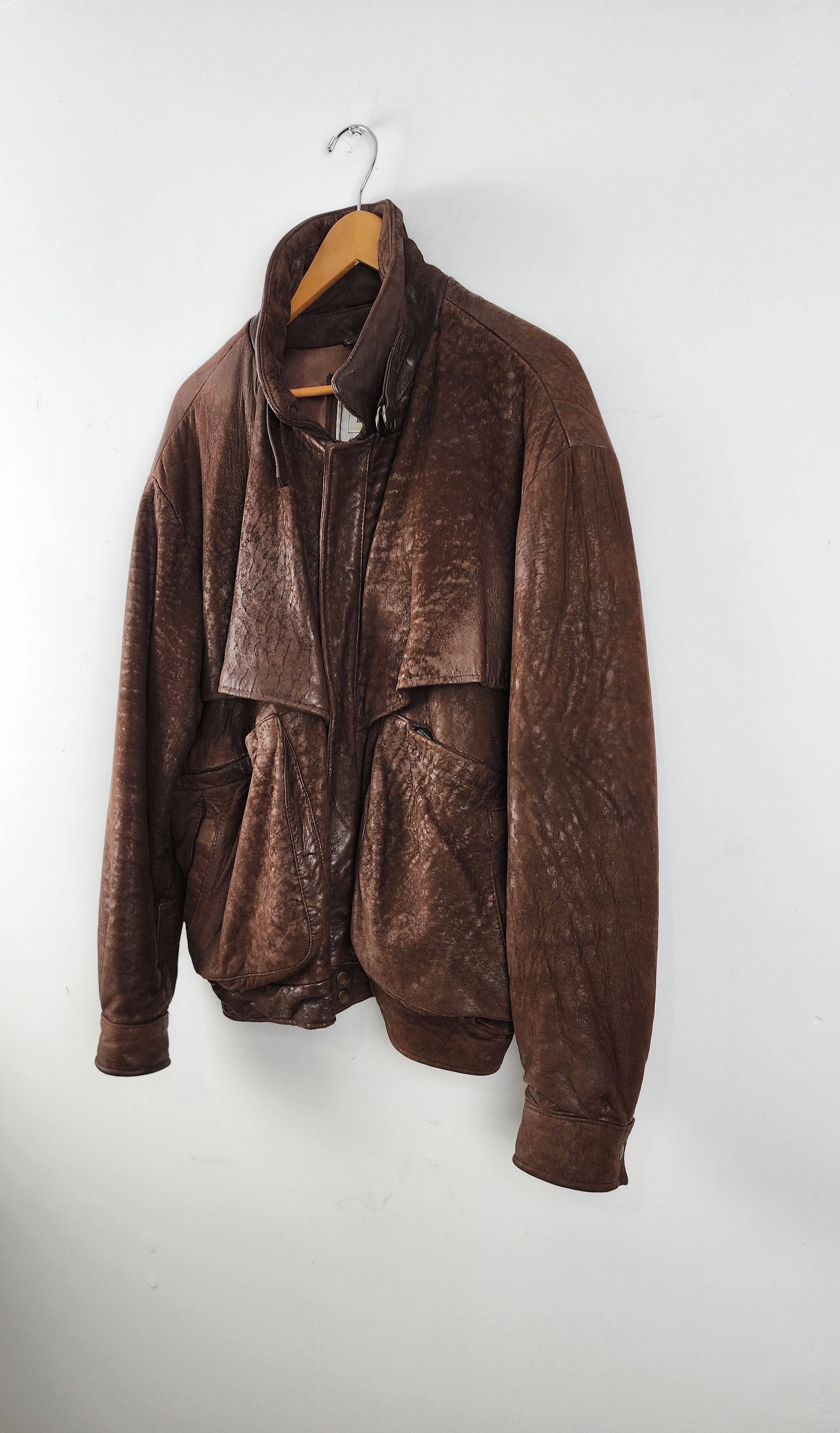 Vintage Christian Dior Leather Bomber on sale Jacket