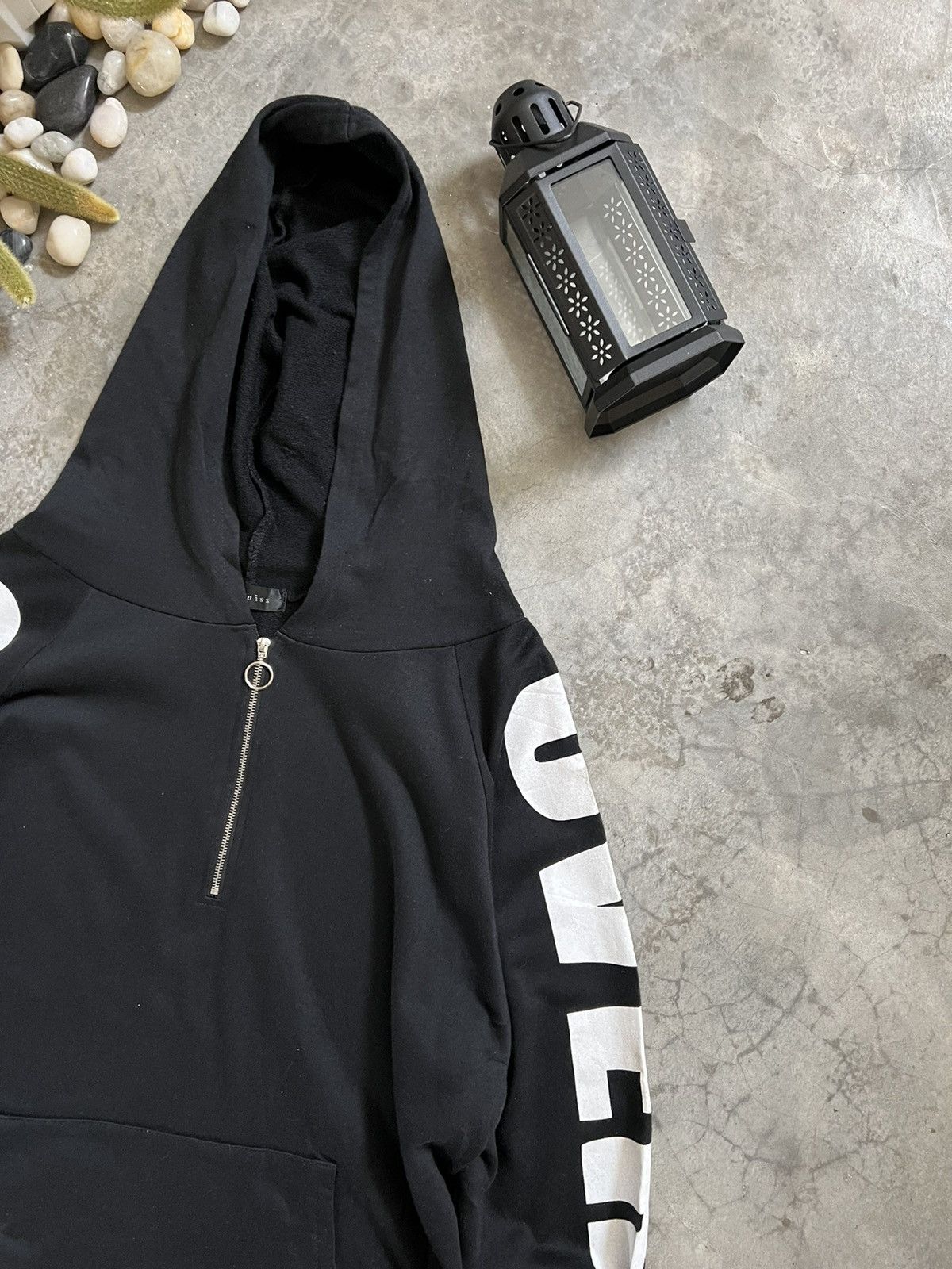 Japanese Brand STEALS 🖤🏴‍☠️ Japanese Hoodie Black Half Zipper With Pockets Size US M / EU 48-50 / 2 - 12 Thumbnail