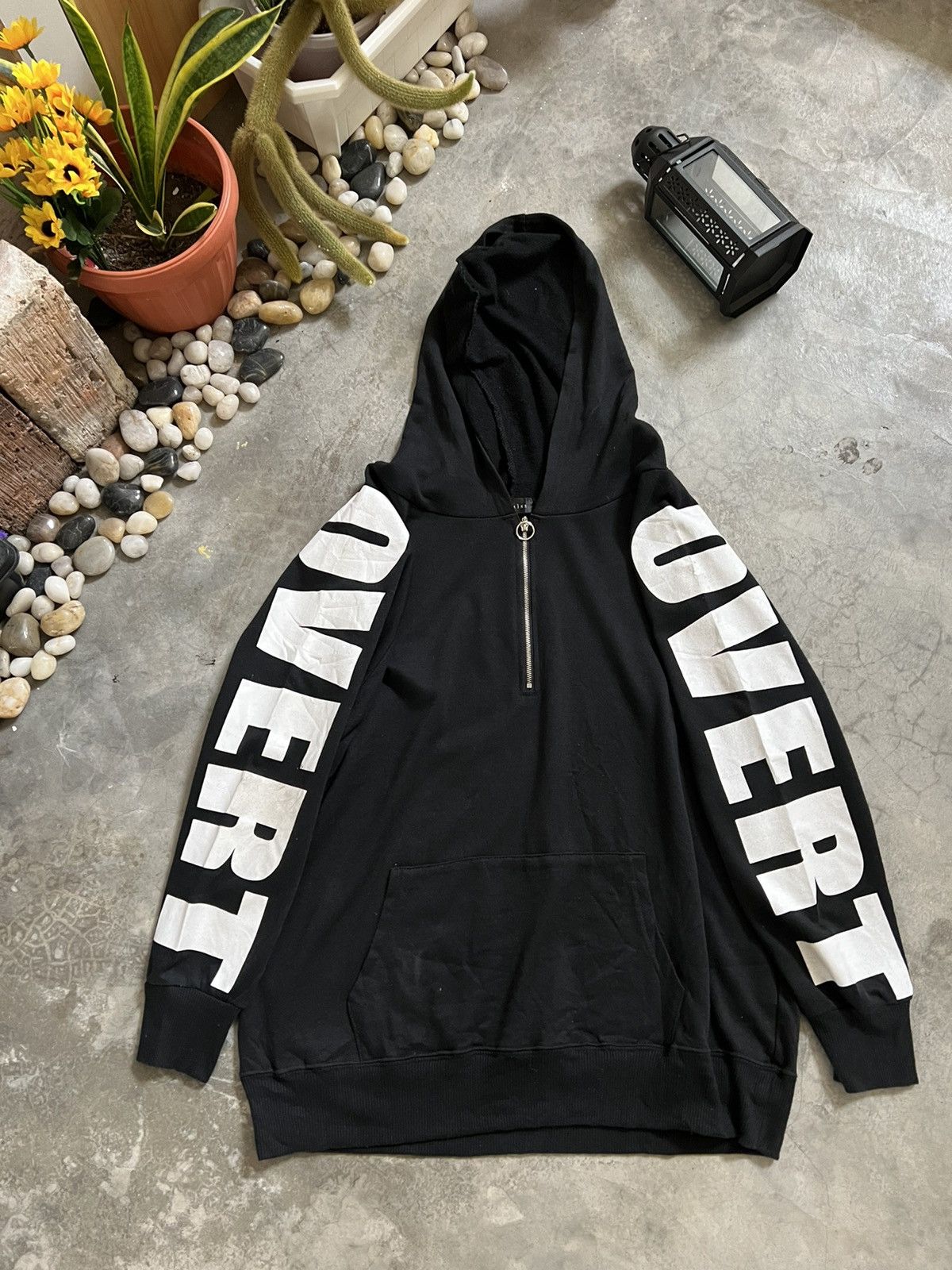 Japanese Brand STEALS 🖤🏴‍☠️ Japanese Hoodie Black Half Zipper With Pockets Size US M / EU 48-50 / 2 - 17 Thumbnail