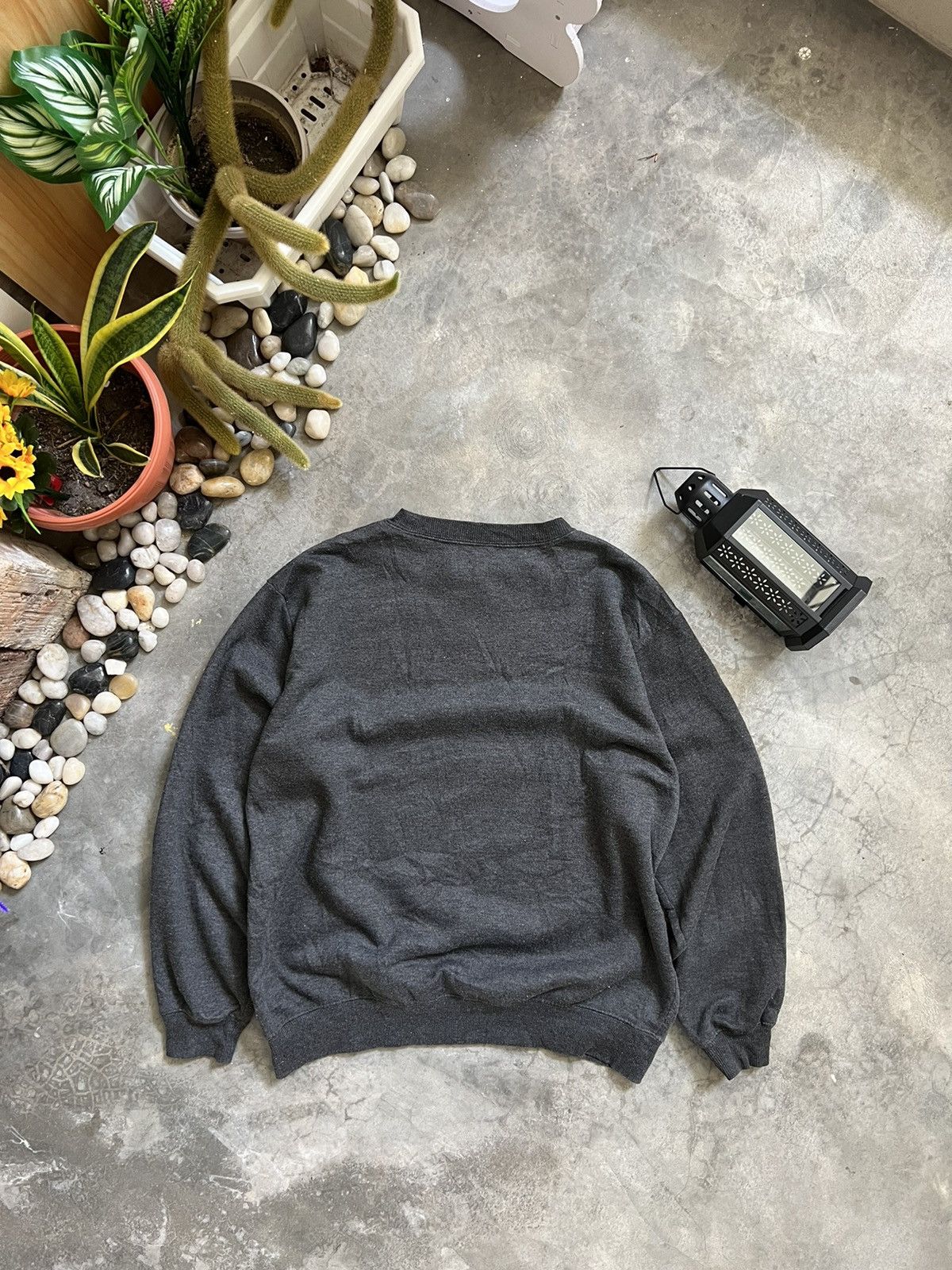 Vintage Vintage 🖤 Sand Grey Sweatshirt Size US M / EU 48-50 / 2 - 4 Thumbnail