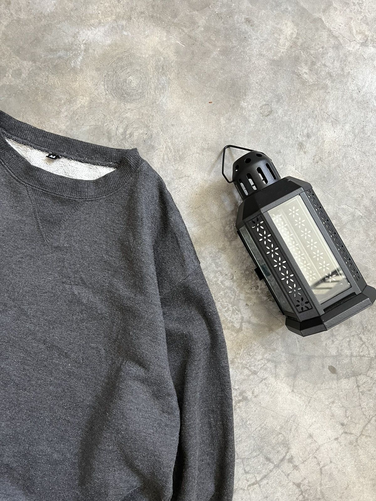 Vintage Vintage 🖤 Sand Grey Sweatshirt Size US M / EU 48-50 / 2 - 7 Thumbnail