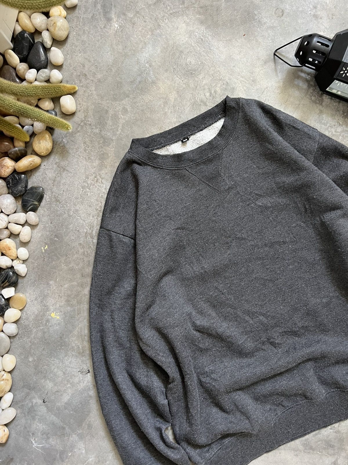 Vintage Vintage 🖤 Sand Grey Sweatshirt Size US M / EU 48-50 / 2 - 11 Thumbnail