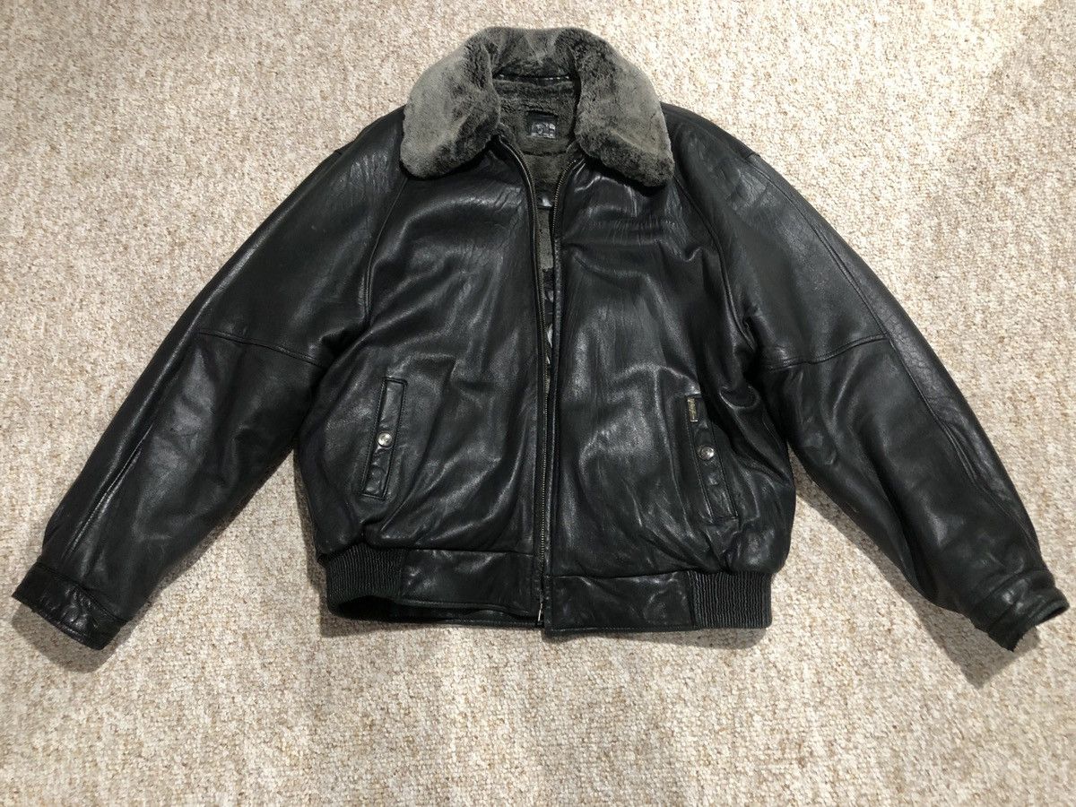 Phat Farm Vintage 90s Phat Farm Leather Reversible Jacket | Grailed