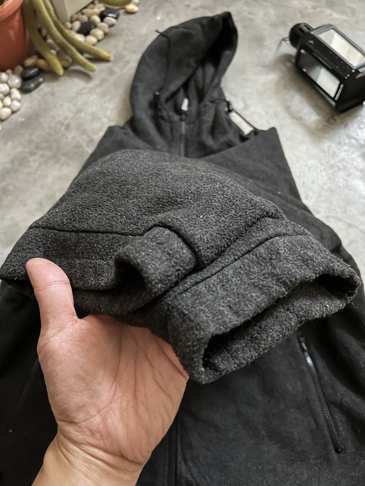 Hanes × Vintage VTG 🔥 HANES Deep Pile Fleece Quilted Jacket With Hoodie Size US M / EU 48-50 / 2 - 13 Thumbnail