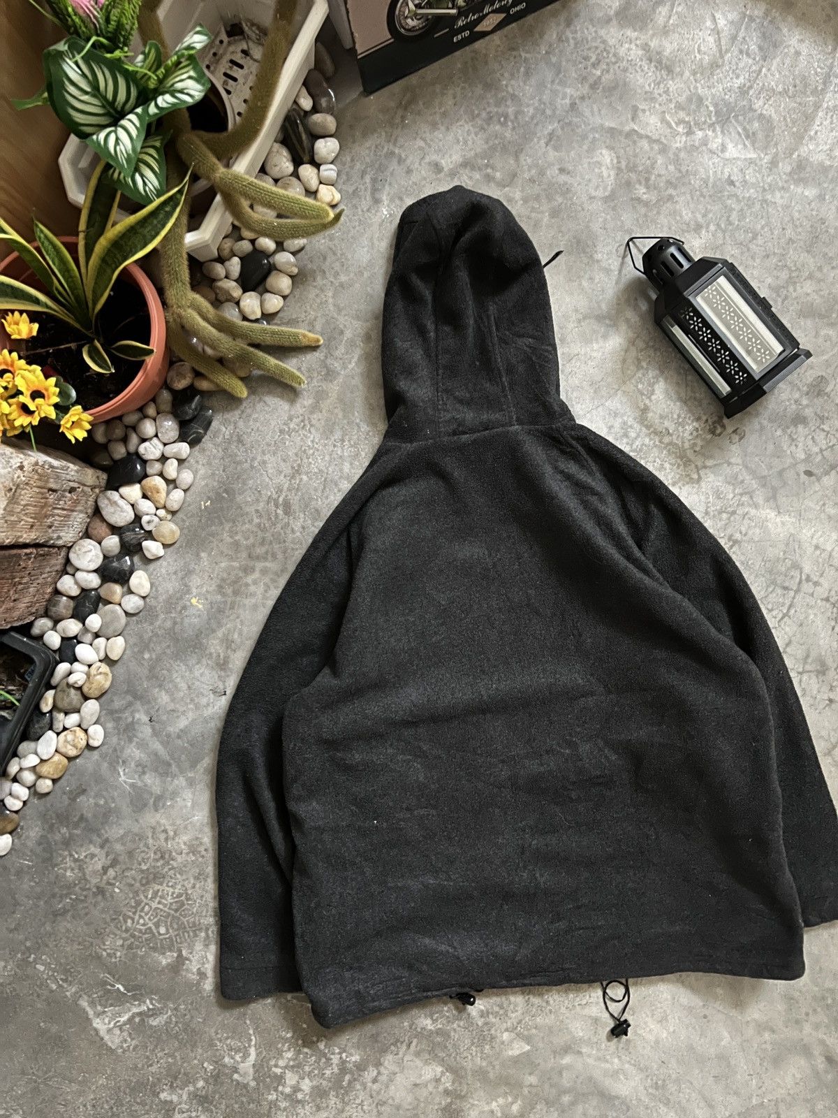 Hanes × Vintage VTG 🔥 HANES Deep Pile Fleece Quilted Jacket With Hoodie Size US M / EU 48-50 / 2 - 7 Thumbnail