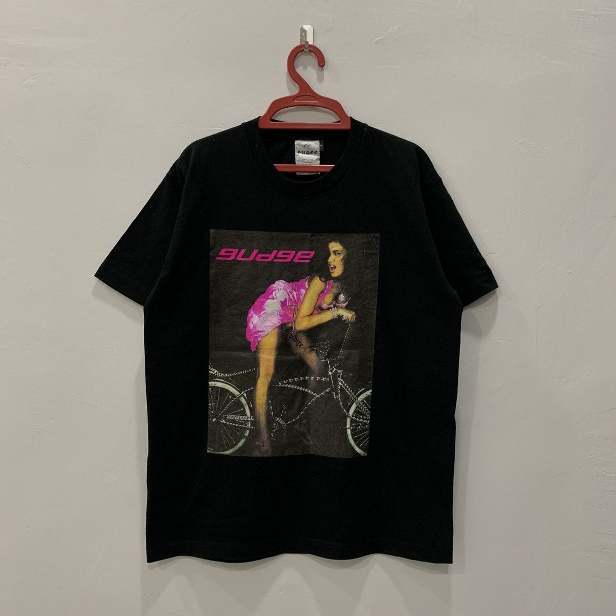 Japanese Brand GUDGE brand t shirt spell out big design.. made in tokyo Size US L / EU 52-54 / 3 - 1 Thumbnail