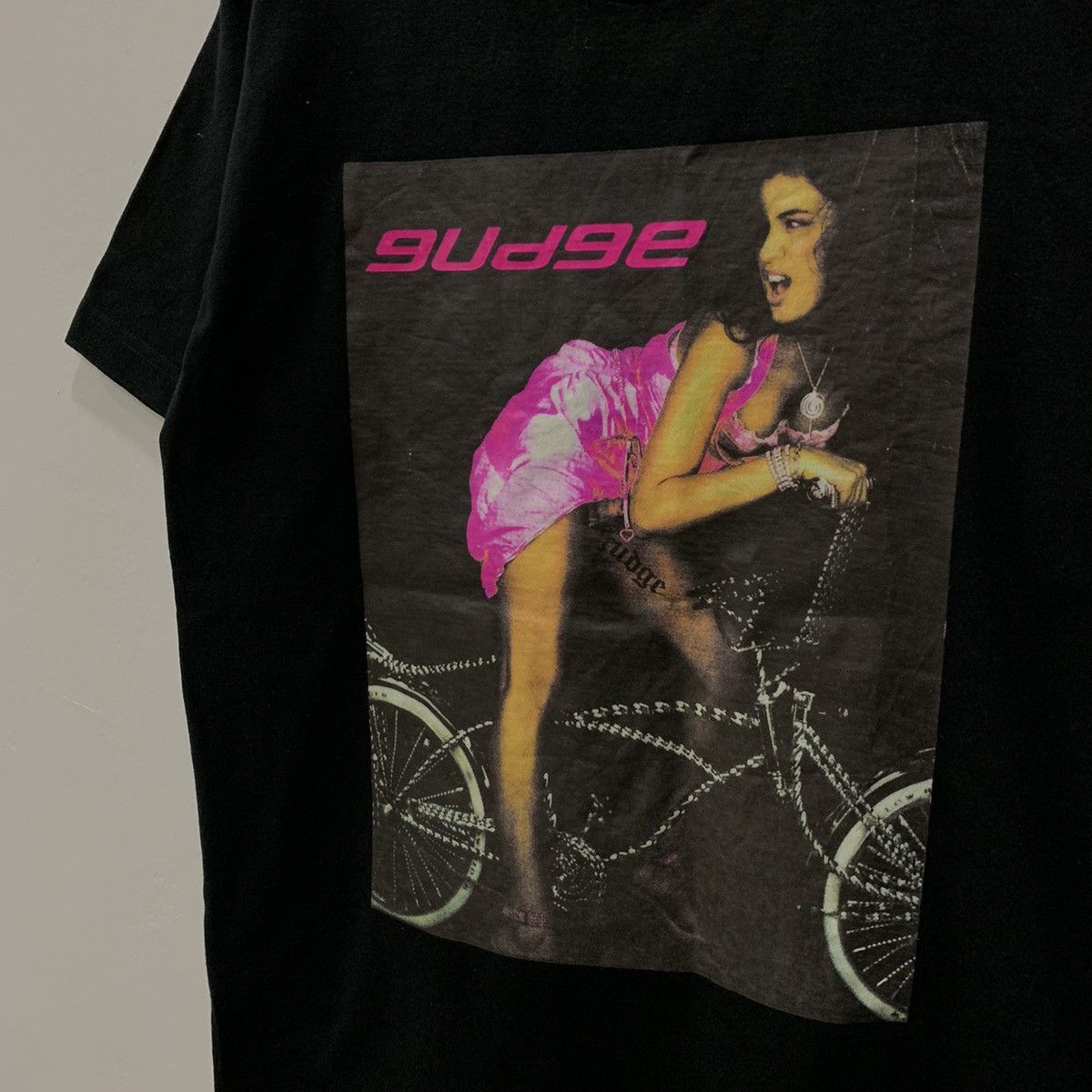 Japanese Brand GUDGE brand t shirt spell out big design.. made in tokyo Size US L / EU 52-54 / 3 - 3 Thumbnail