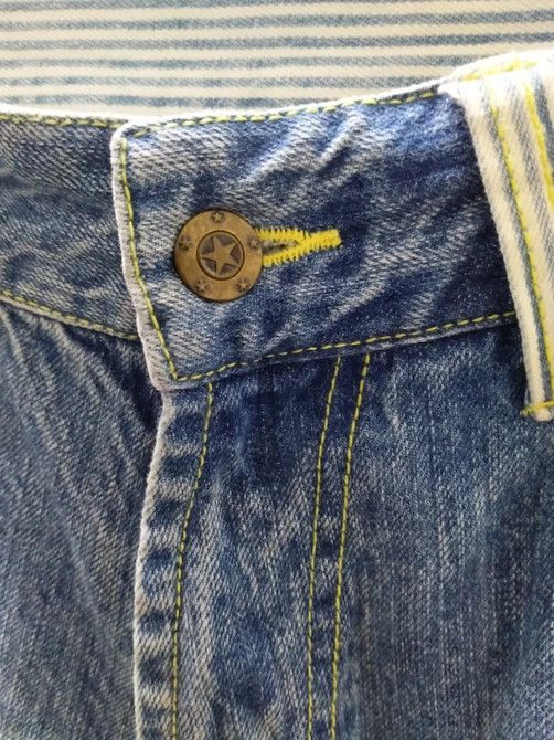 Blue Blue Japan × Japanese Brand JAPANESE BRAND BLUE SUN JEANS MULTI LOGO Size US 35 - 9 Thumbnail