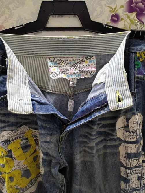 Blue Blue Japan × Japanese Brand JAPANESE BRAND BLUE SUN JEANS MULTI LOGO Size US 35 - 8 Thumbnail