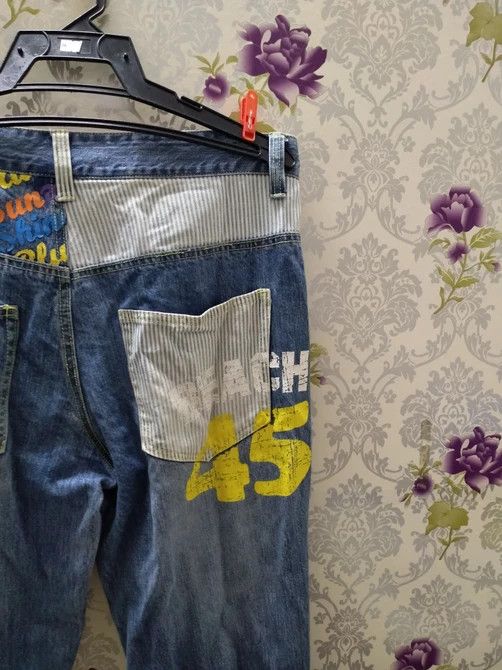 Blue Blue Japan × Japanese Brand JAPANESE BRAND BLUE SUN JEANS MULTI LOGO Size US 35 - 6 Thumbnail