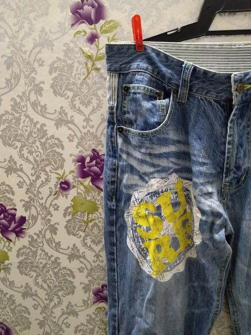 Blue Blue Japan × Japanese Brand JAPANESE BRAND BLUE SUN JEANS MULTI LOGO Size US 35 - 12 Thumbnail