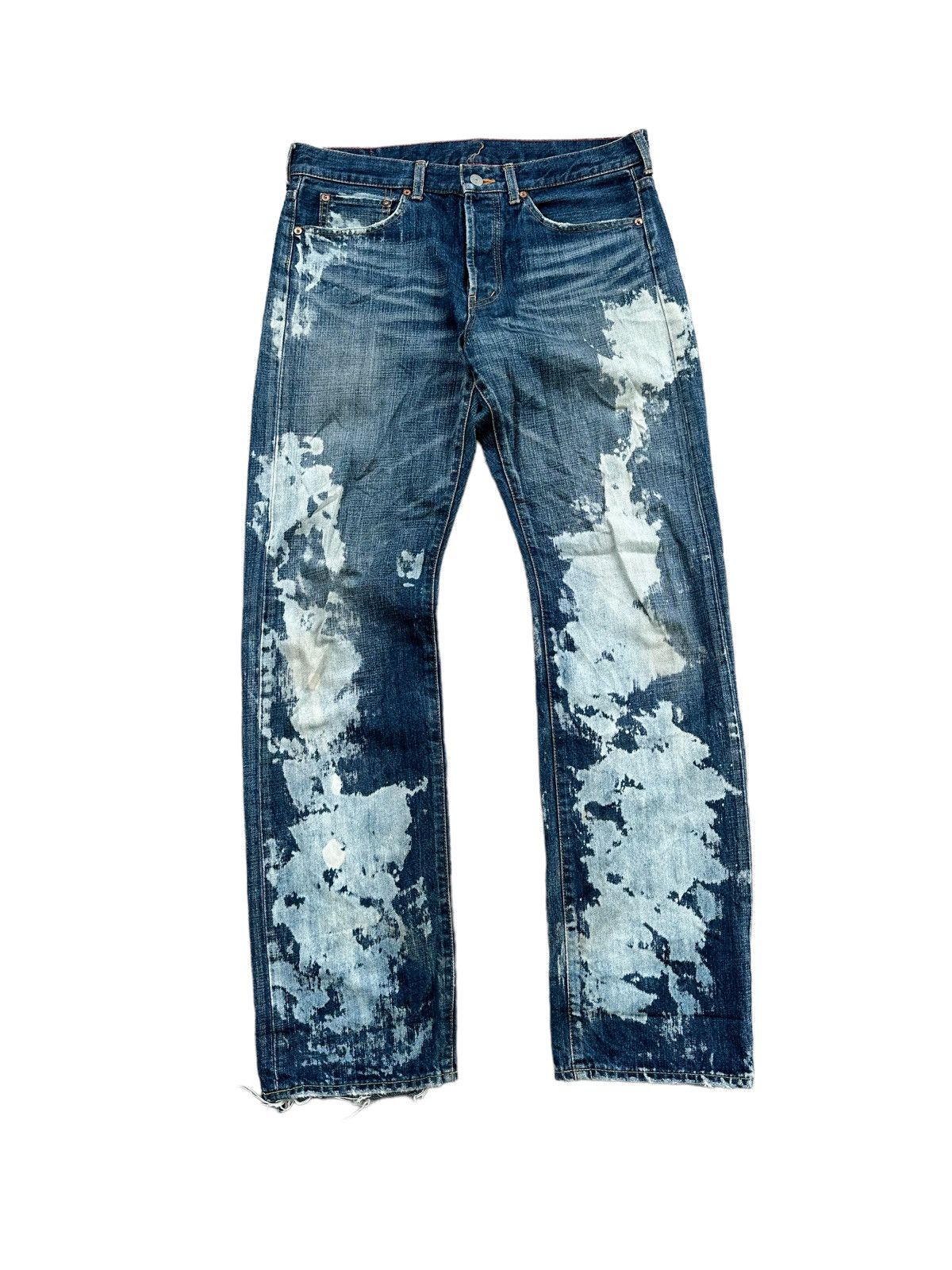 14th Addiction Rare 🇯🇵 Brand SOUL OF FREEDOM Acid Wash Jeans Size US 34 / EU 50 - 2 Thumbnail