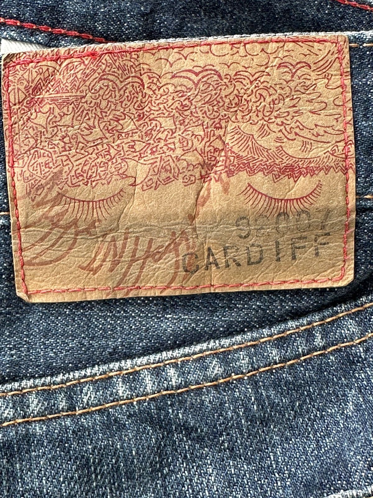14th Addiction Rare 🇯🇵 Brand SOUL OF FREEDOM Acid Wash Jeans Size US 34 / EU 50 - 9 Thumbnail
