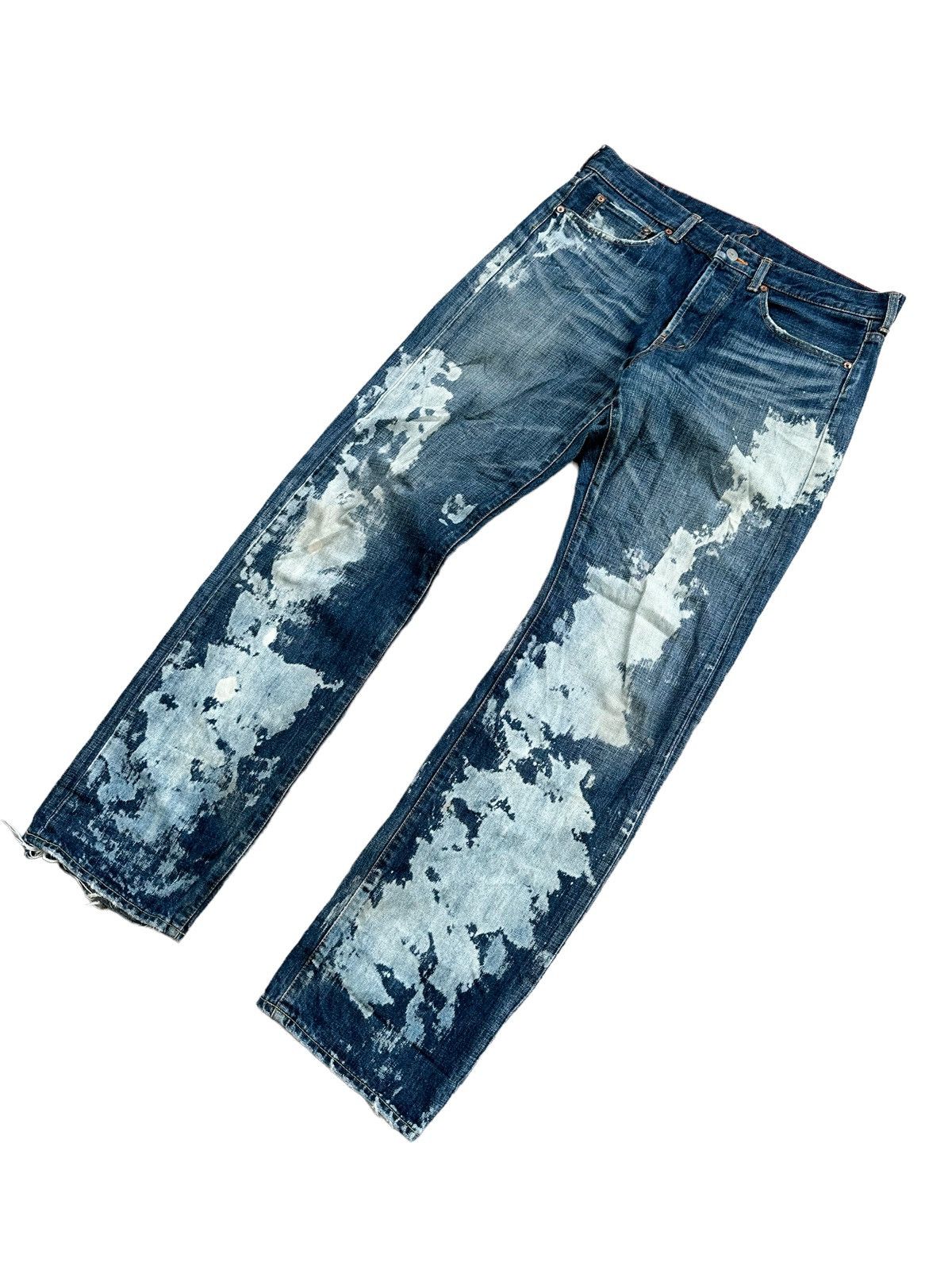 14th Addiction Rare 🇯🇵 Brand SOUL OF FREEDOM Acid Wash Jeans Size US 34 / EU 50 - 4 Thumbnail