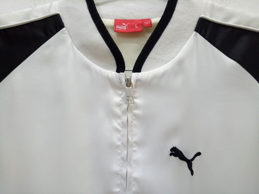 Puma 🔥Puma Embroidery Sukajan Bombers Zip Up Jacket RARE Size US L / EU 52-54 / 3 - 6 Thumbnail