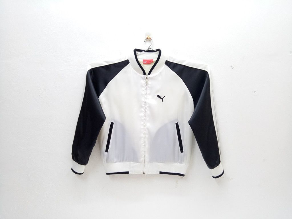Puma 🔥Puma Embroidery Sukajan Bombers Zip Up Jacket RARE Size US L / EU 52-54 / 3 - 3 Thumbnail