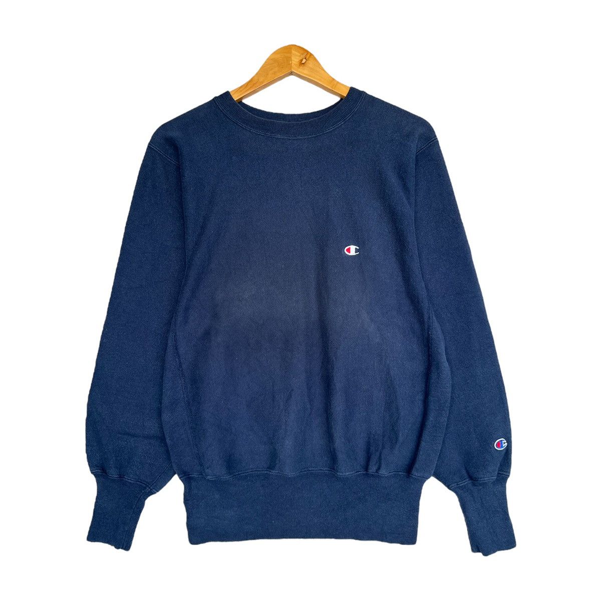 Vintage 90s Champion Reverse Weave Navy Blue Sweatshirt