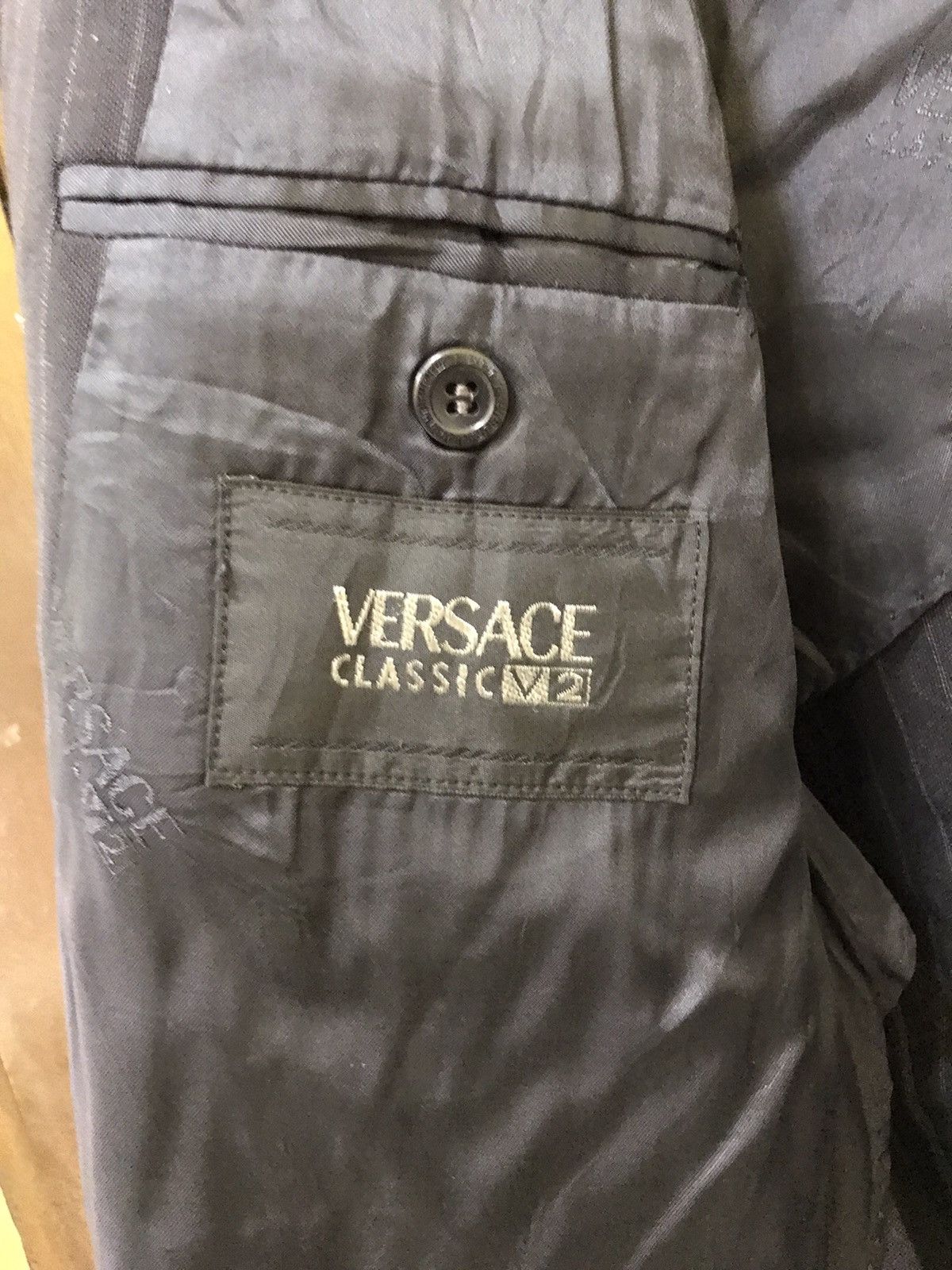 Versace VINTAGE VERSACE JACKET Size US L / EU 52-54 / 3 - 7 Thumbnail
