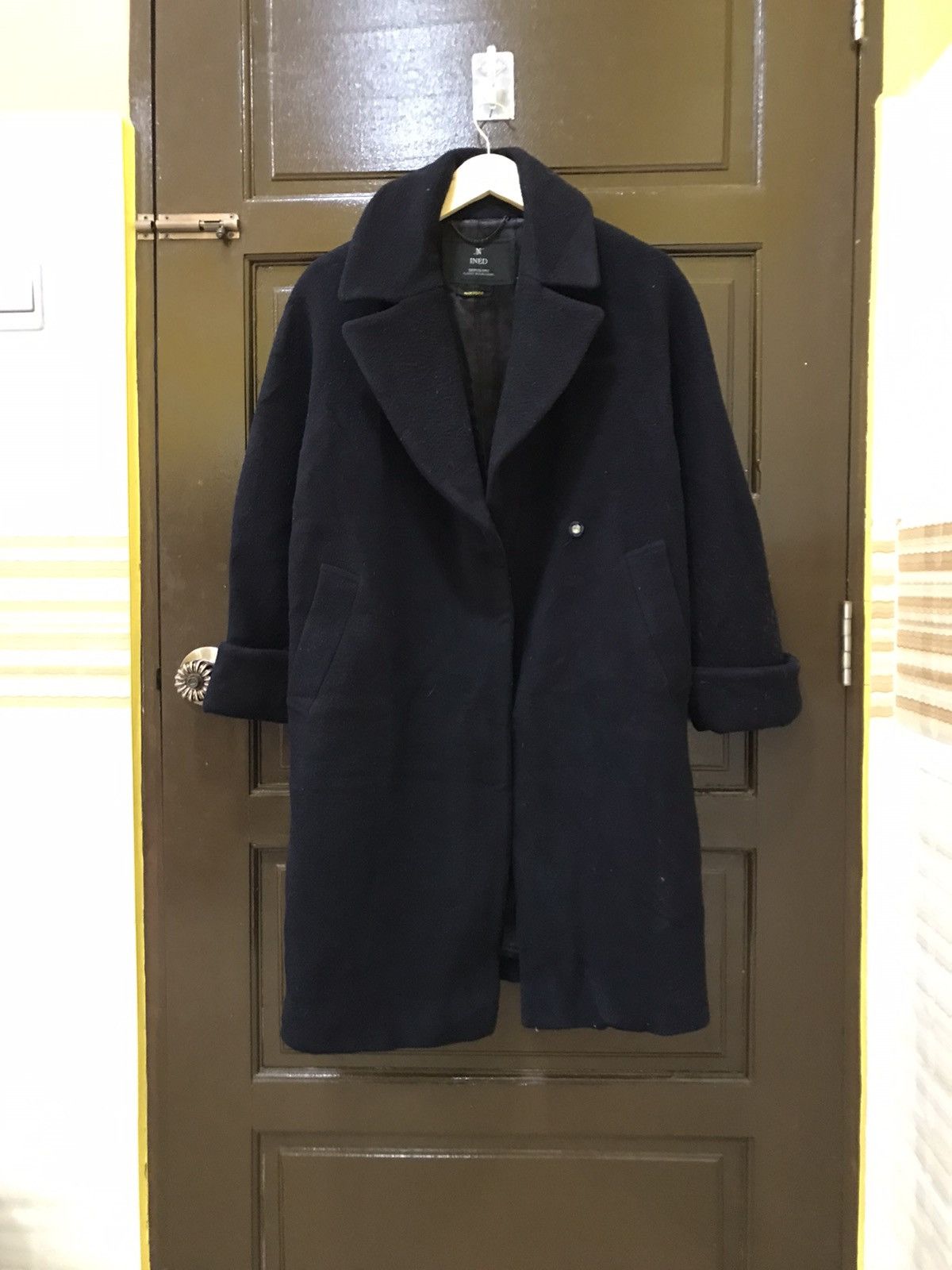 Japanese Brand YOHJI YAMAMOTO BY INED LONG JACKET Size US M / EU 48-50 / 2 - 1 Thumbnail