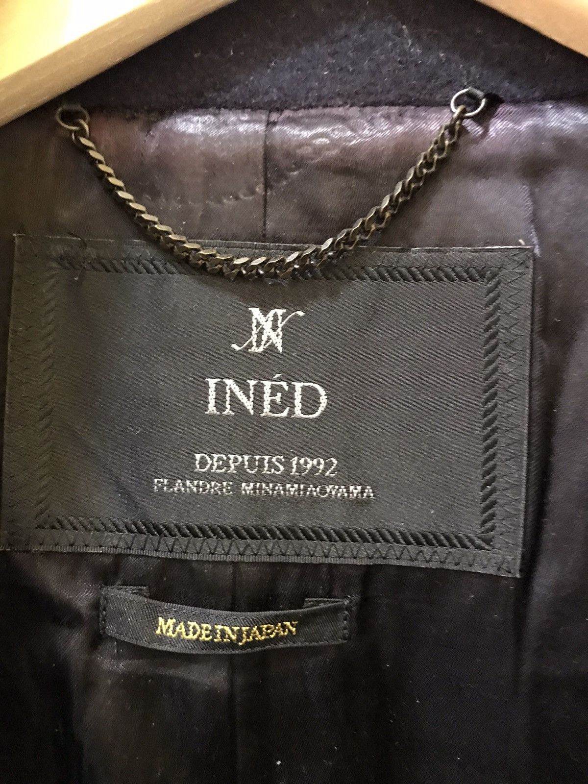 Japanese Brand YOHJI YAMAMOTO BY INED LONG JACKET Size US M / EU 48-50 / 2 - 9 Thumbnail