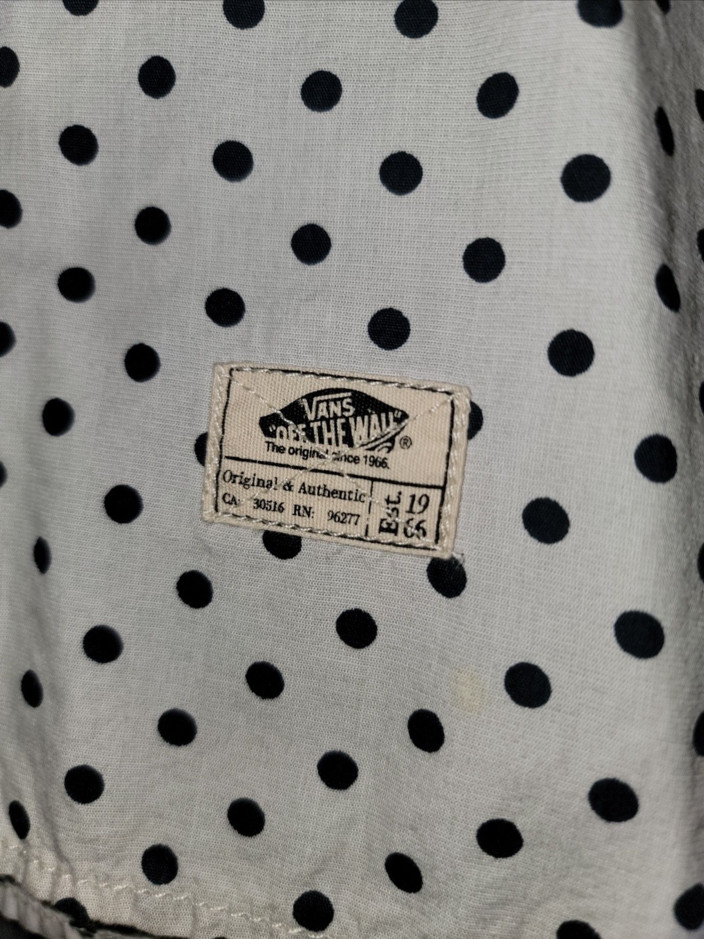 Vans Vans Polka Dot Button Up Small Size US S / EU 44-46 / 1 - 3 Thumbnail
