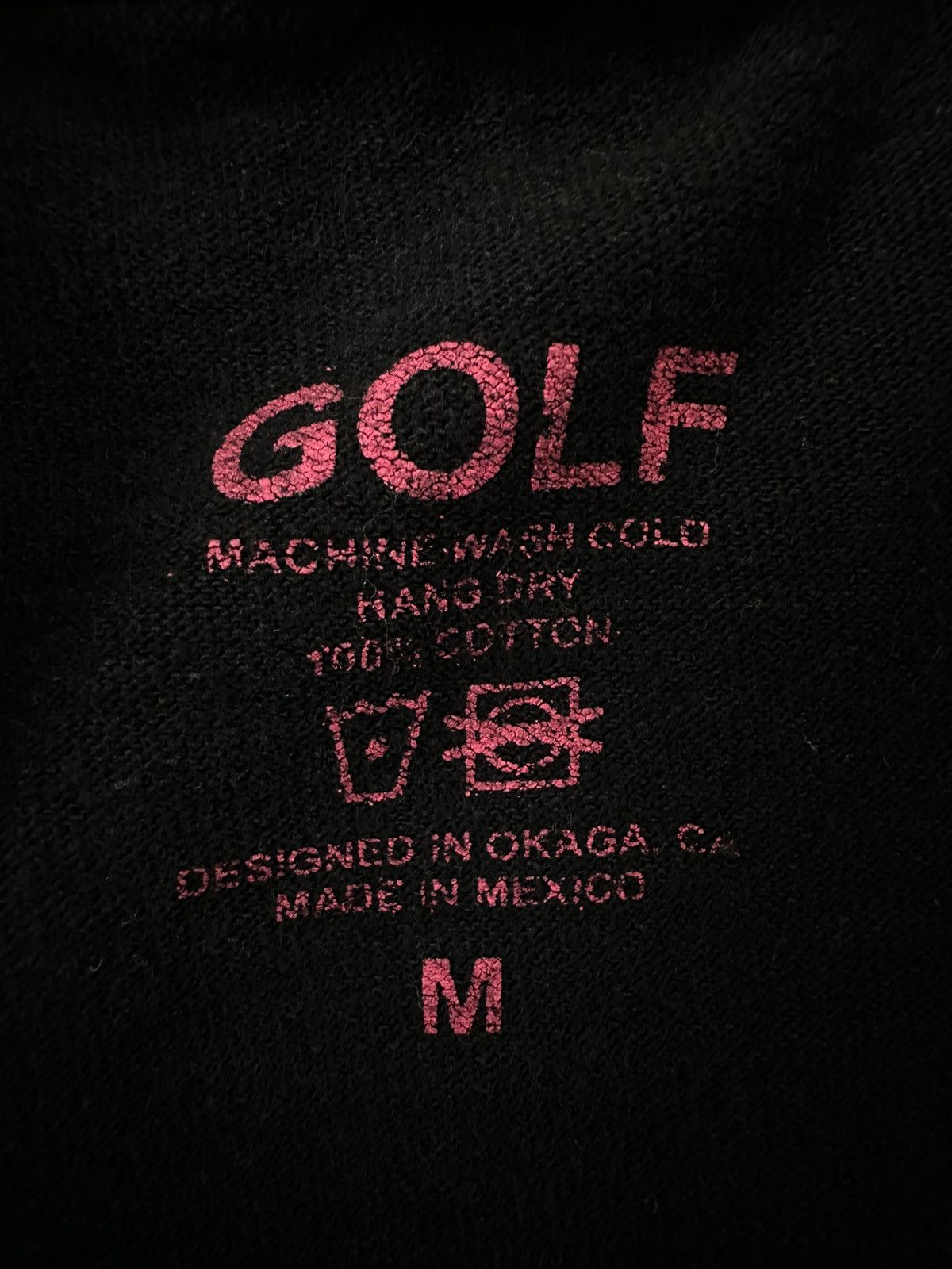 Golf Wang Golf Wang Scum Fuck Flower Boy Center Bee Logo Tee Black Size US M / EU 48-50 / 2 - 4 Thumbnail