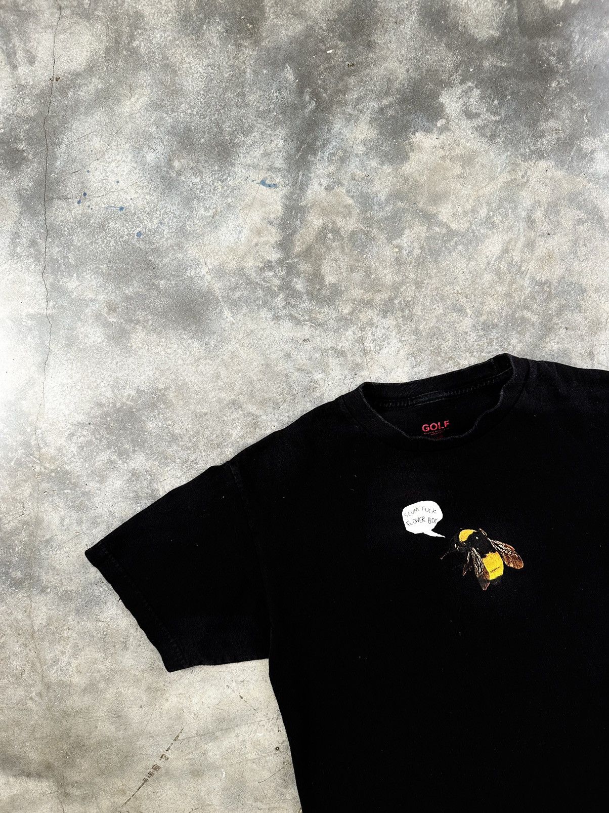 Golf Wang Golf Wang Scum Fuck Flower Boy Center Bee Logo Tee Black Size US M / EU 48-50 / 2 - 2 Thumbnail