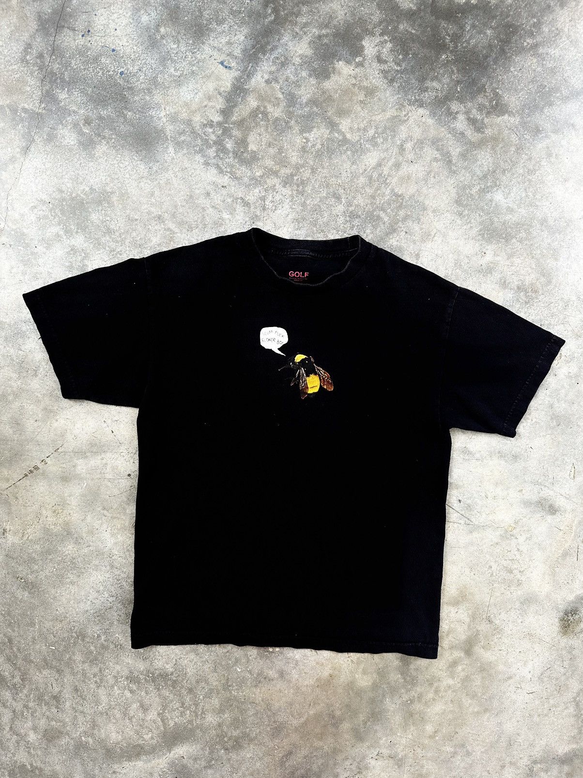 Golf Wang Golf Wang Scum Fuck Flower Boy Center Bee Logo Tee Black Size US M / EU 48-50 / 2 - 1 Thumbnail
