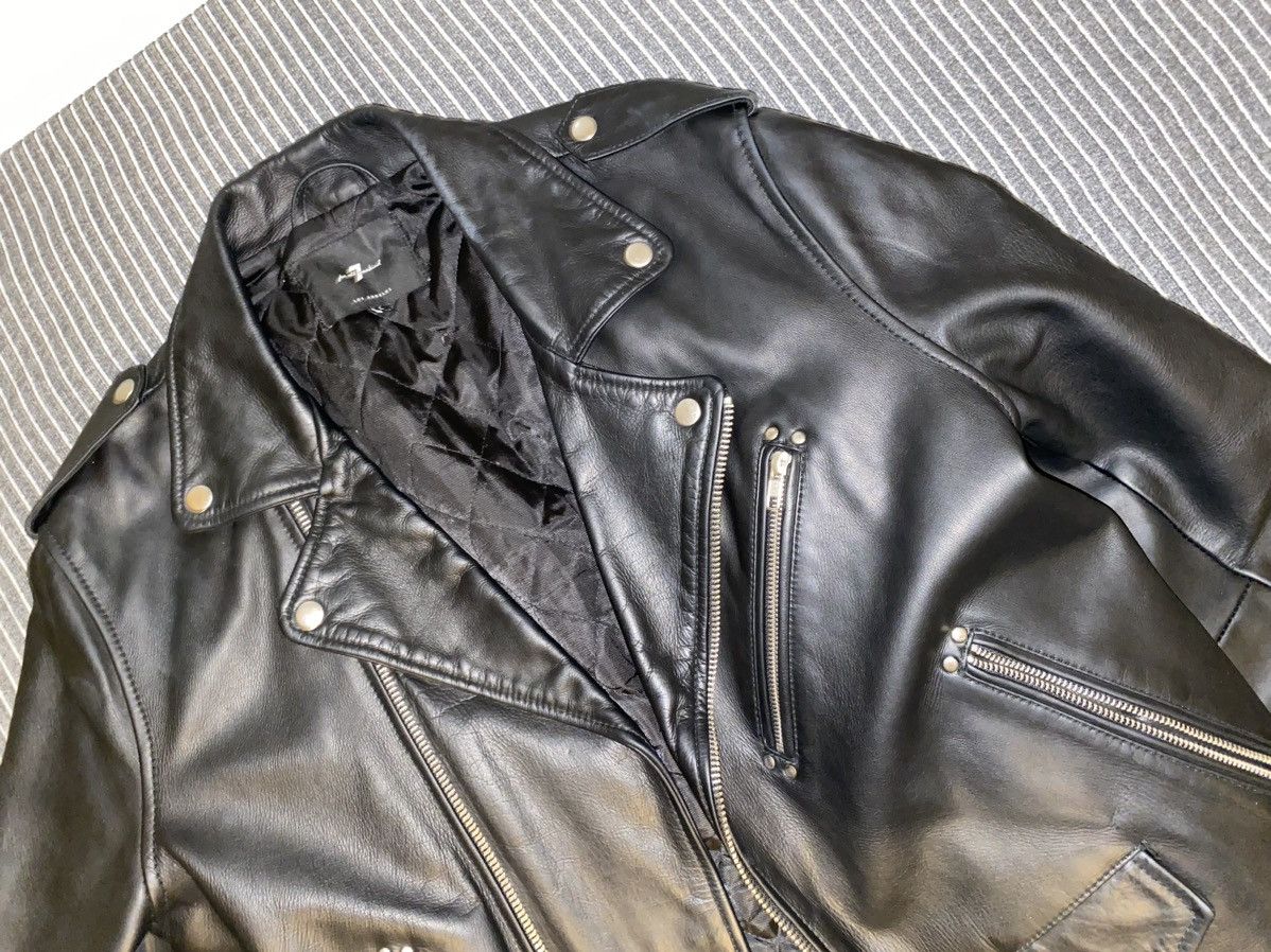 7 For All Mankind Limited/Rare 7 For All Mankind Jacket 100% Genuine Leather Size US L / EU 52-54 / 3 - 7 Thumbnail