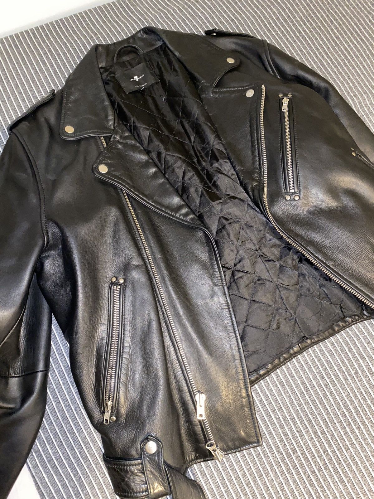 7 For All Mankind Limited/Rare 7 For All Mankind Jacket 100% Genuine Leather Size US L / EU 52-54 / 3 - 1 Thumbnail